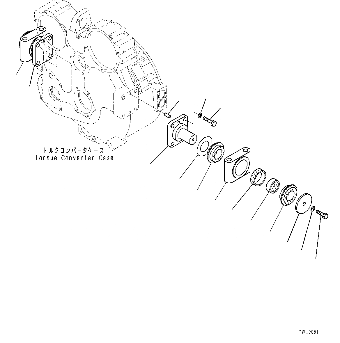 Схема запчастей Komatsu D155AX-6 - СИЛОВАЯ ПЕРЕДАЧА, ЭЛЕМЕНТЫ КРЕПЛЕНИЯ (№88-) СИЛОВАЯ ПЕРЕДАЧА
