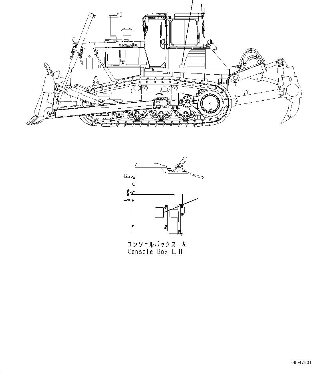 Схема запчастей Komatsu D155AX-6 - МАРКИРОВКА (№88-) МАРКИРОВКА, ДЛЯ СТРАН ЕС NOISE REGURATION