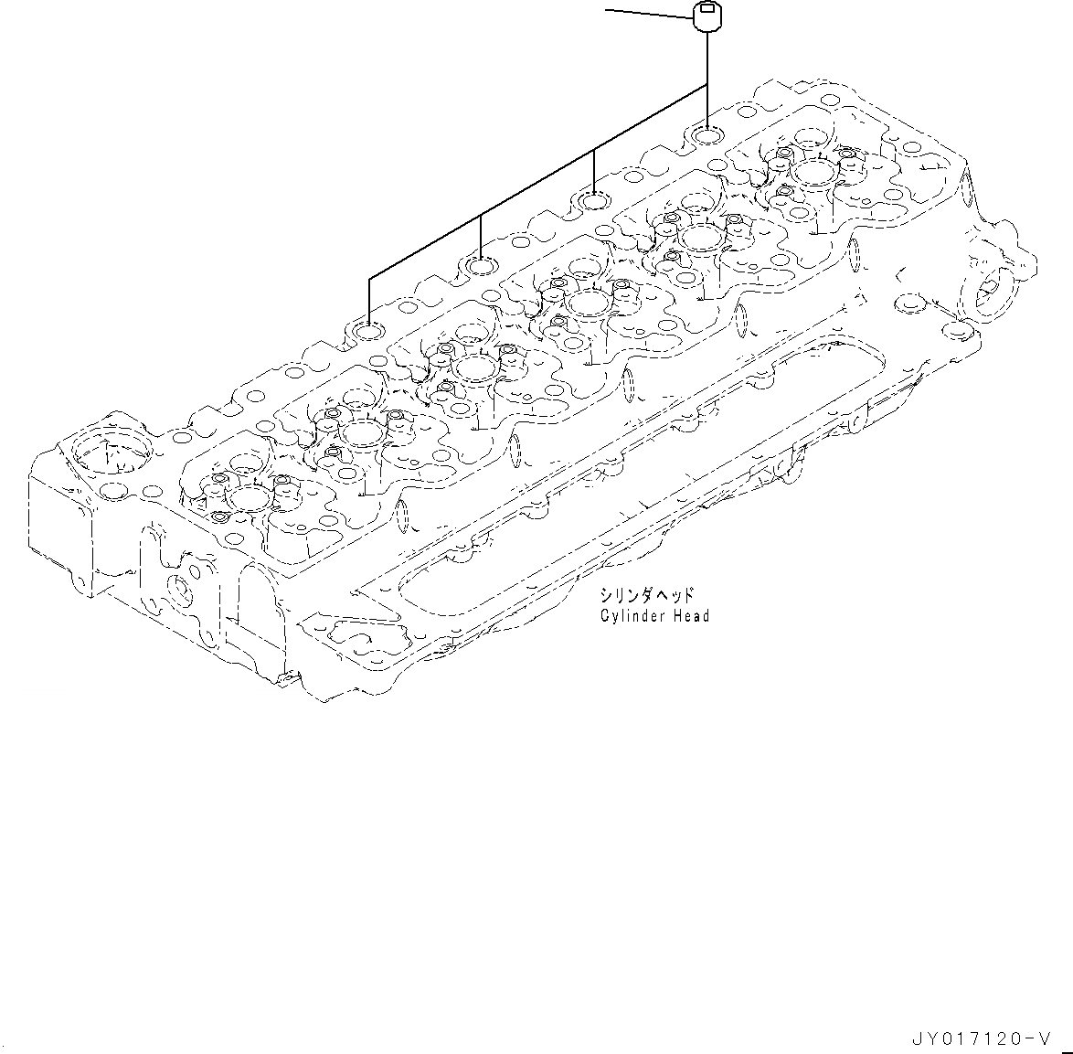 Схема запчастей Komatsu SAA6D107E-1D - КАБИНА ОБОГРЕВАТЕЛЬ. ЗАГЛУШКА (№98-) КАБИНА ОБОГРЕВАТЕЛЬ. ЗАГЛУШКА