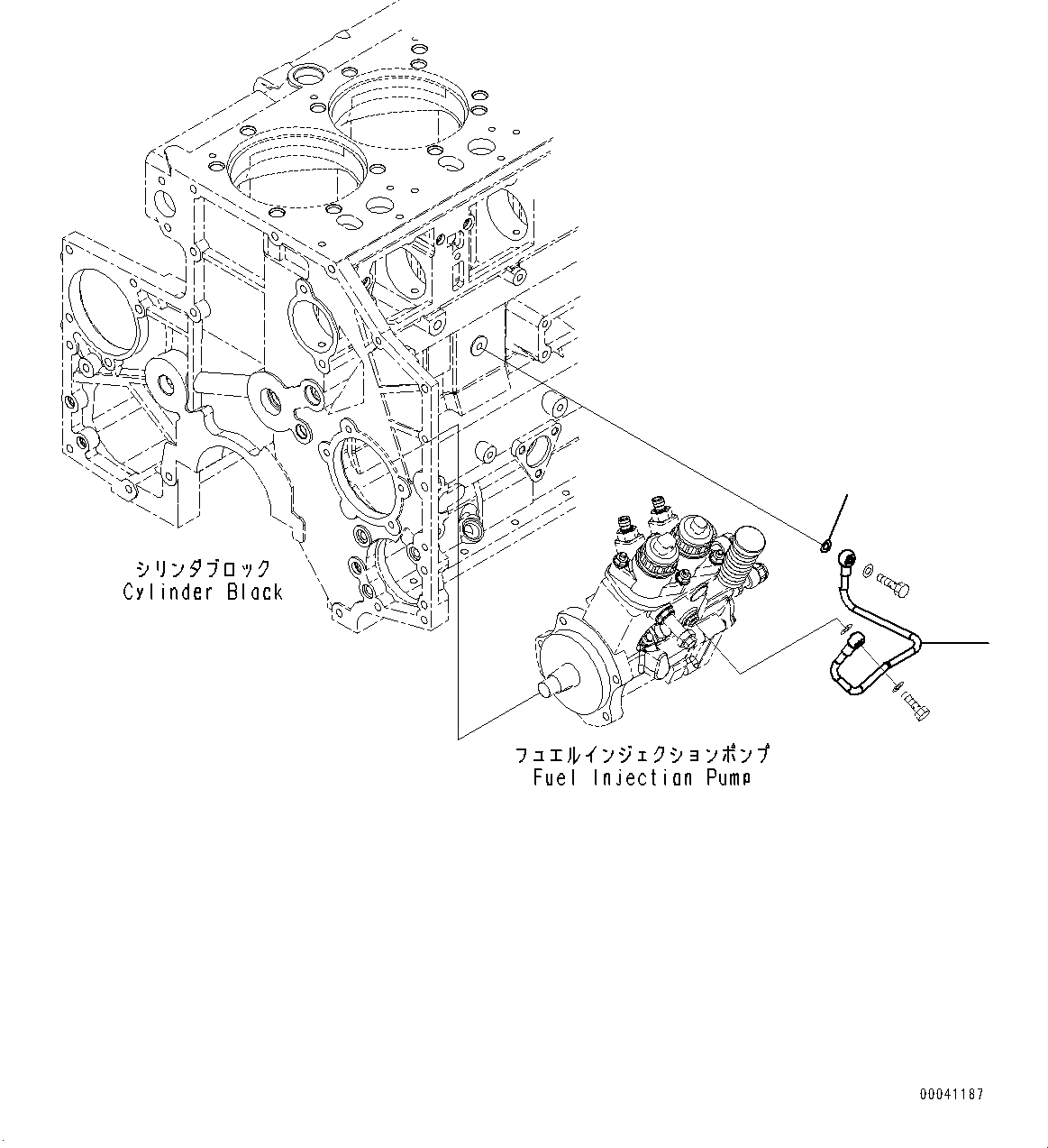 Схема запчастей Komatsu SAA6D140E-5G - ТОПЛИВН. НАСОС СМАЗКА (№7-) ТОПЛИВН. НАСОС СМАЗКА