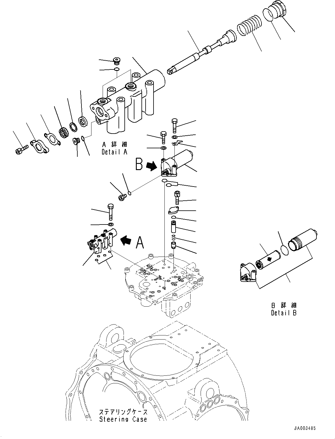 Схема запчастей Komatsu D375A-6 - СИЛОВАЯ ПЕРЕДАЧА, СТОЯНОЧНЫЙ ТОРМОЗ КЛАПАН (№-) СИЛОВАЯ ПЕРЕДАЧА, ДЛЯ MACHINE С VHMS (VHMS)