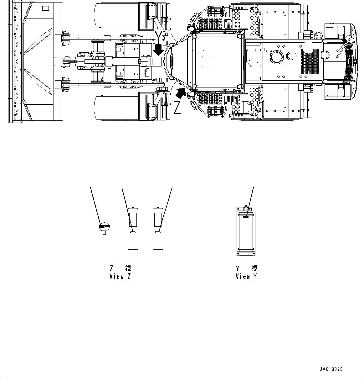 Схема запчастей Komatsu WA430-6 - АВАРИЙН. УРОВЕНЬ ПЛАСТИНЫ (№-898) АВАРИЙН. УРОВЕНЬ ПЛАСТИНЫ