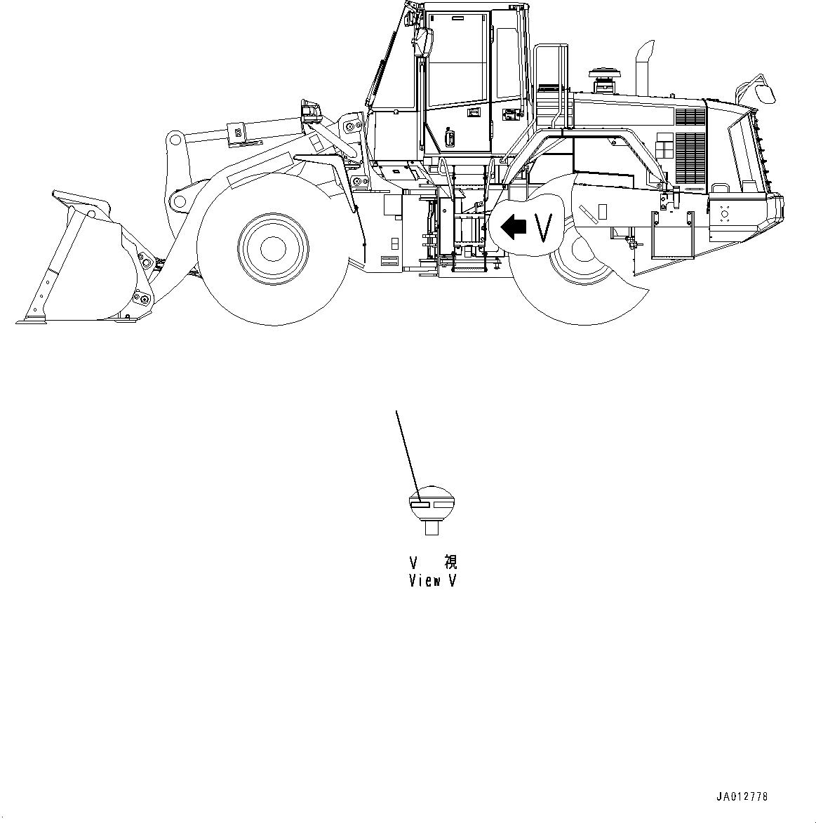 Схема запчастей Komatsu WA430-6 - АВАРИЙН. УРОВЕНЬ ПЛАСТИНЫ (№899-) АВАРИЙН. УРОВЕНЬ ПЛАСТИНЫ
