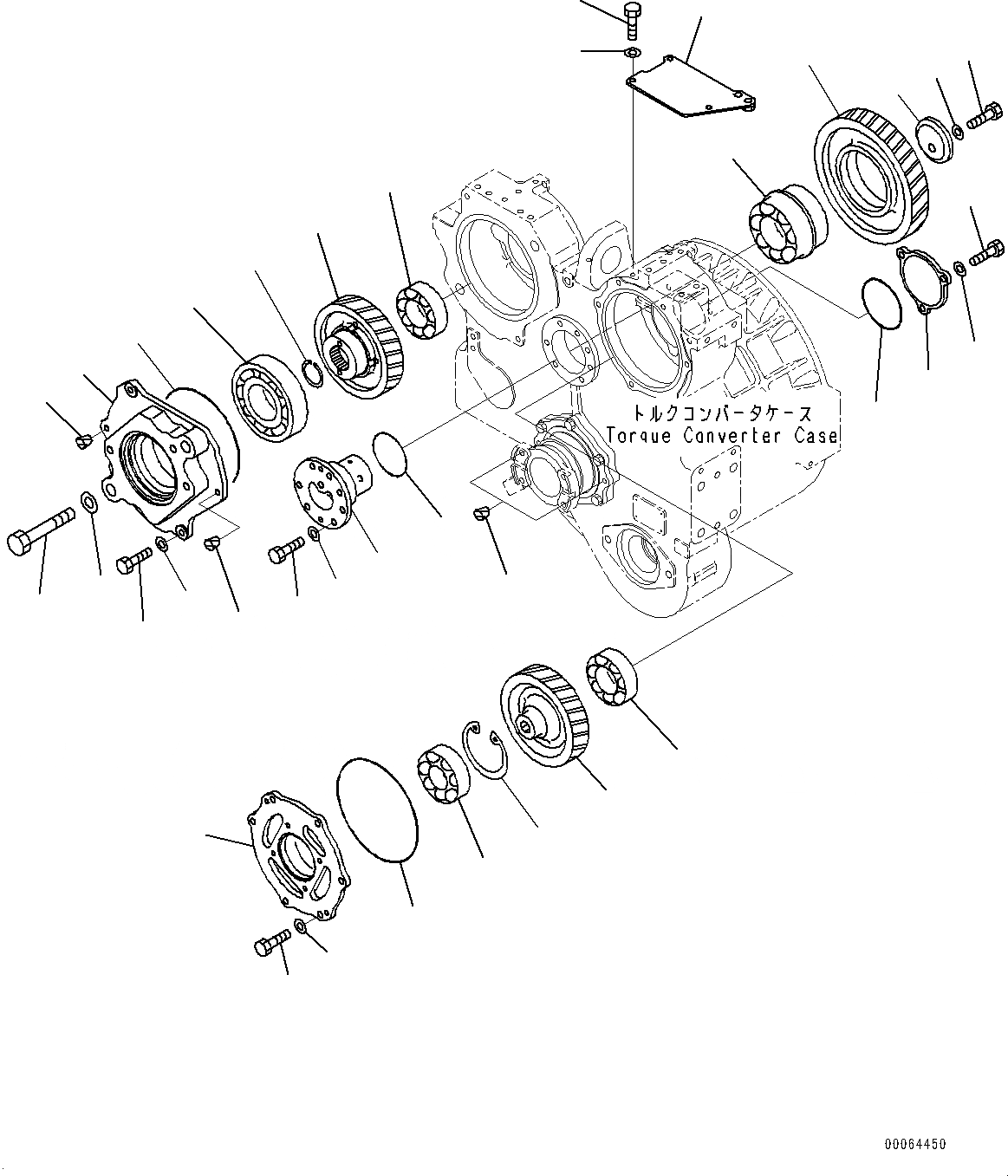 Схема запчастей Komatsu D155A-6R - СИЛОВАЯ ПЕРЕДАЧА, PTO(МЕХ-М ОТБОРА МОЩНОСТИ) ПРИВОД (№877-) СИЛОВАЯ ПЕРЕДАЧА