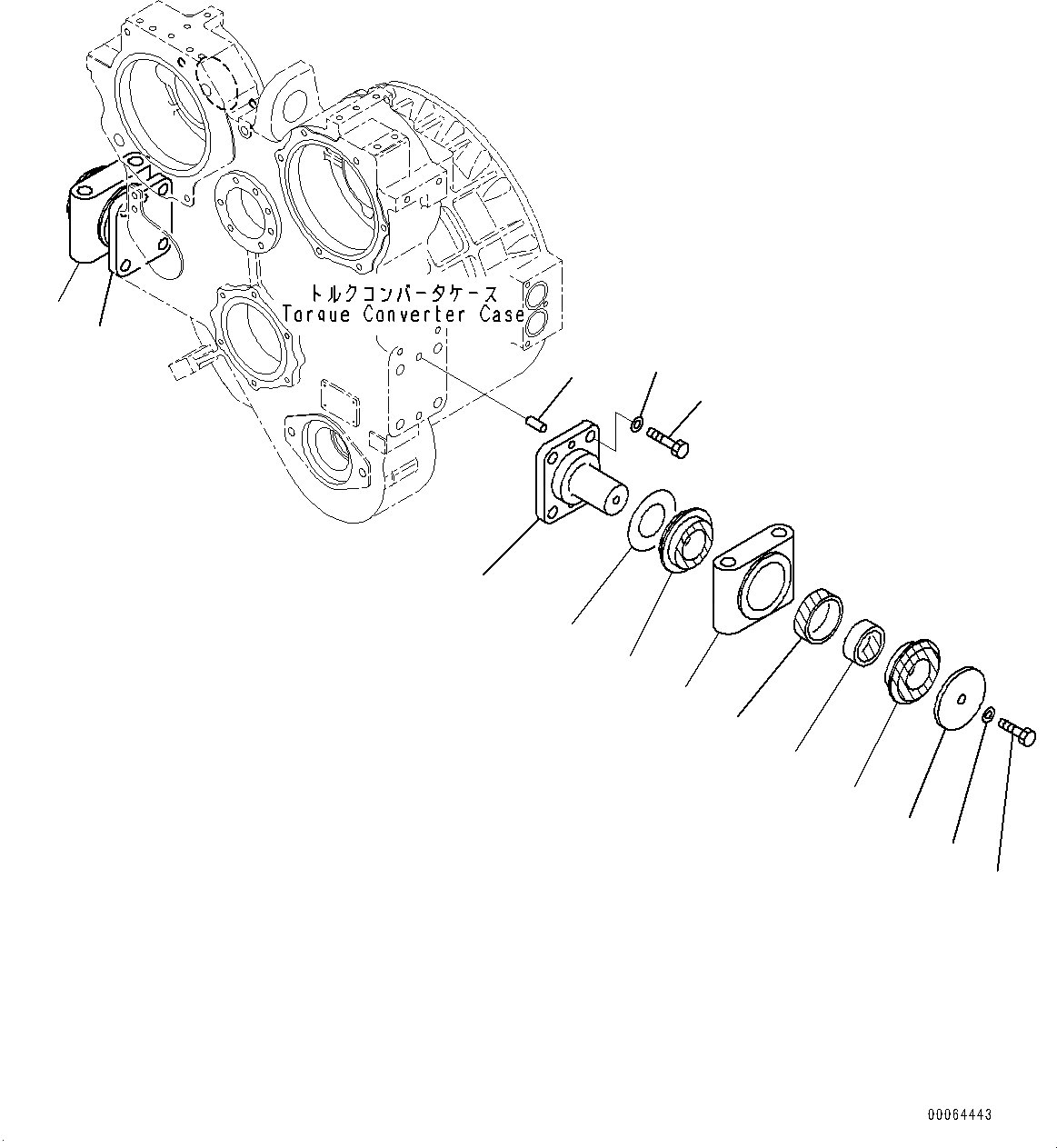 Схема запчастей Komatsu D155A-6R - СИЛОВАЯ ПЕРЕДАЧА, ЭЛЕМЕНТЫ КРЕПЛЕНИЯ (№877-) СИЛОВАЯ ПЕРЕДАЧА