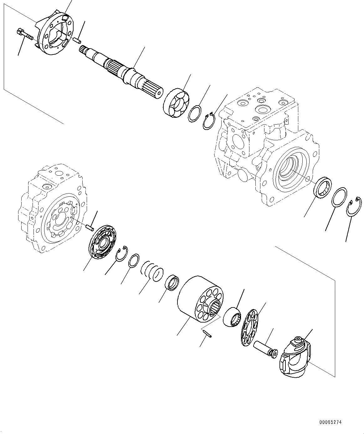 Схема запчастей Komatsu D155A-6R - СИЛОВАЯ ПЕРЕДАЧА ТРУБЫ, ВНУТР. ЧАСТИ, ГИДРАВЛ МАСЛ. НАСОС (/7) (№877-) СИЛОВАЯ ПЕРЕДАЧА ТРУБЫ