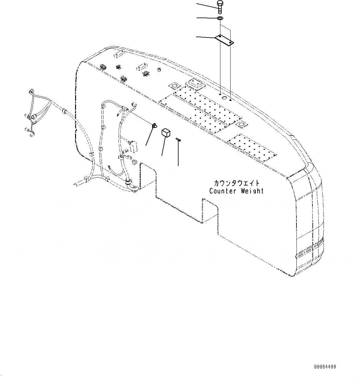 Схема запчастей Komatsu PC270-8 - ЗАДН.VIEW CAMERA (№7-) ЗАДН.VIEW CAMERA