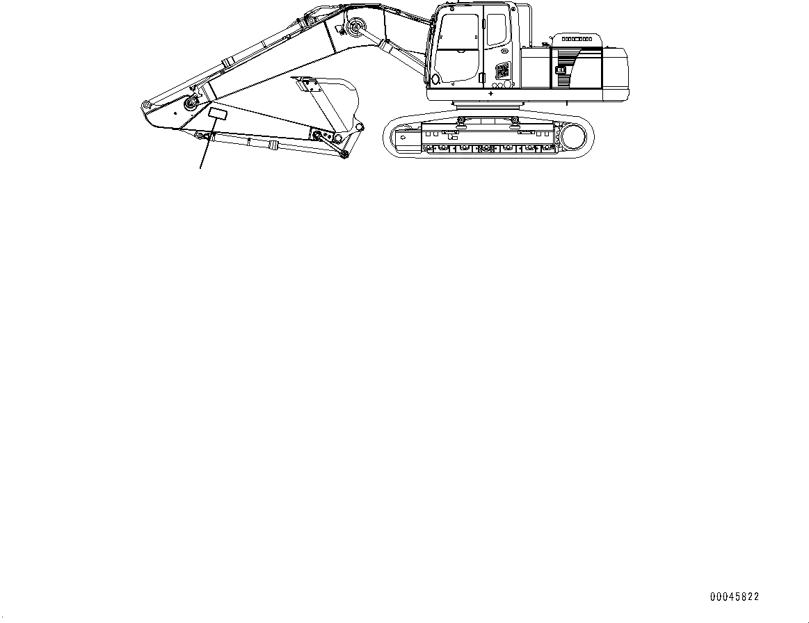 Схема запчастей Komatsu PC270-8 - ПРЕДУПРЕЖДАЮЩ. МАРКИРОВКАS, KEEP OFF РАБОЧ.ING RANGES (№7-) ПРЕДУПРЕЖДАЮЩ. МАРКИРОВКАS, KEEP OFF РАБОЧ.ING RANGES