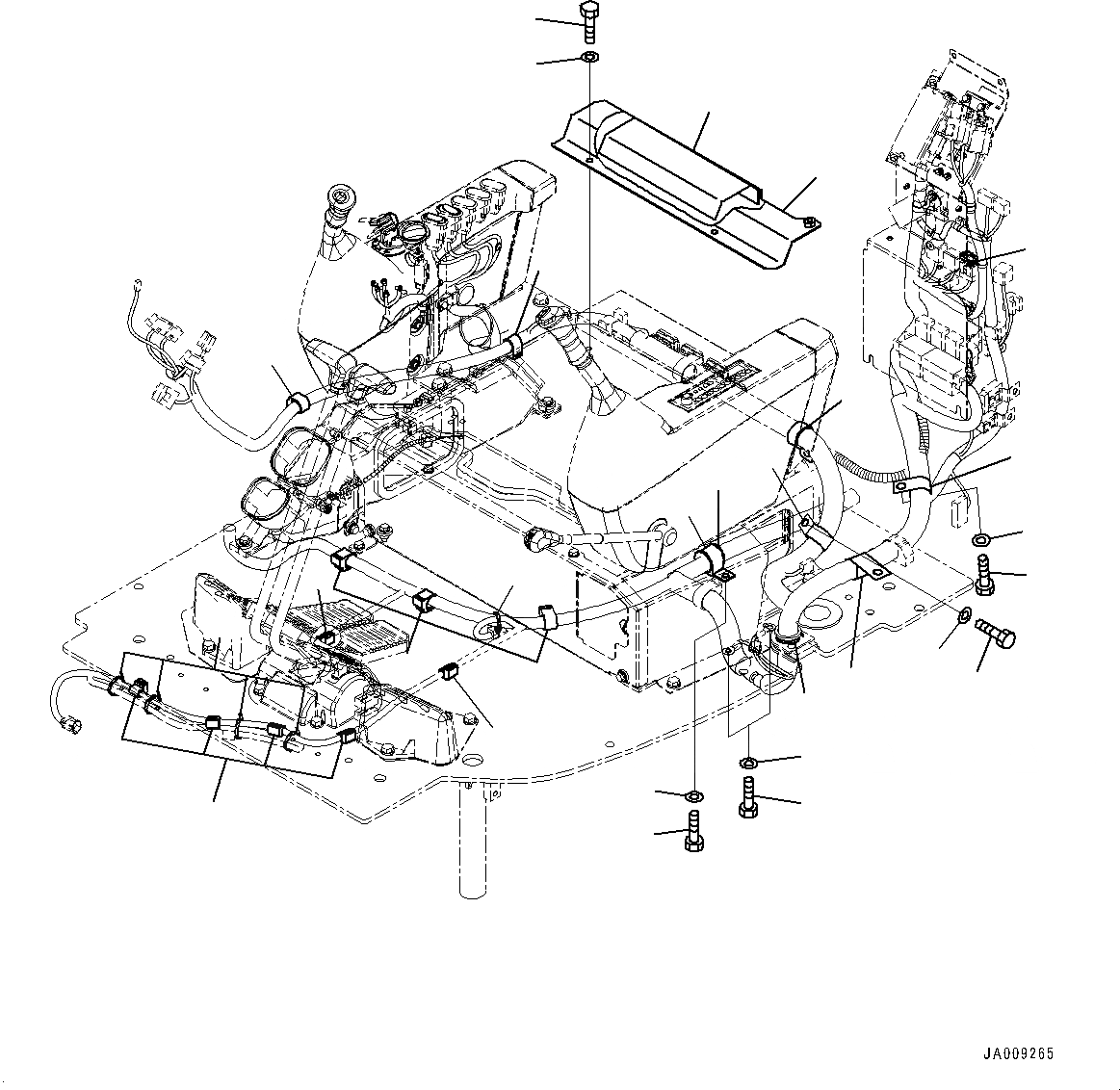 Схема запчастей Komatsu PC138US-8 - ОСНОВН. КОНСТРУКЦИЯ, ПРОВОДКА КРЕПЛЕНИЕ (№-) ОСНОВН. КОНСТРУКЦИЯ, ДЛЯ AMP. ГЕНЕРАТОР, С -ДОПОЛН. АКТУАТОР ТРУБЫ, С AM-FM РАДИО ДЛЯ СТРАН ЕСКАНАТ, ASIA И OCEANIA