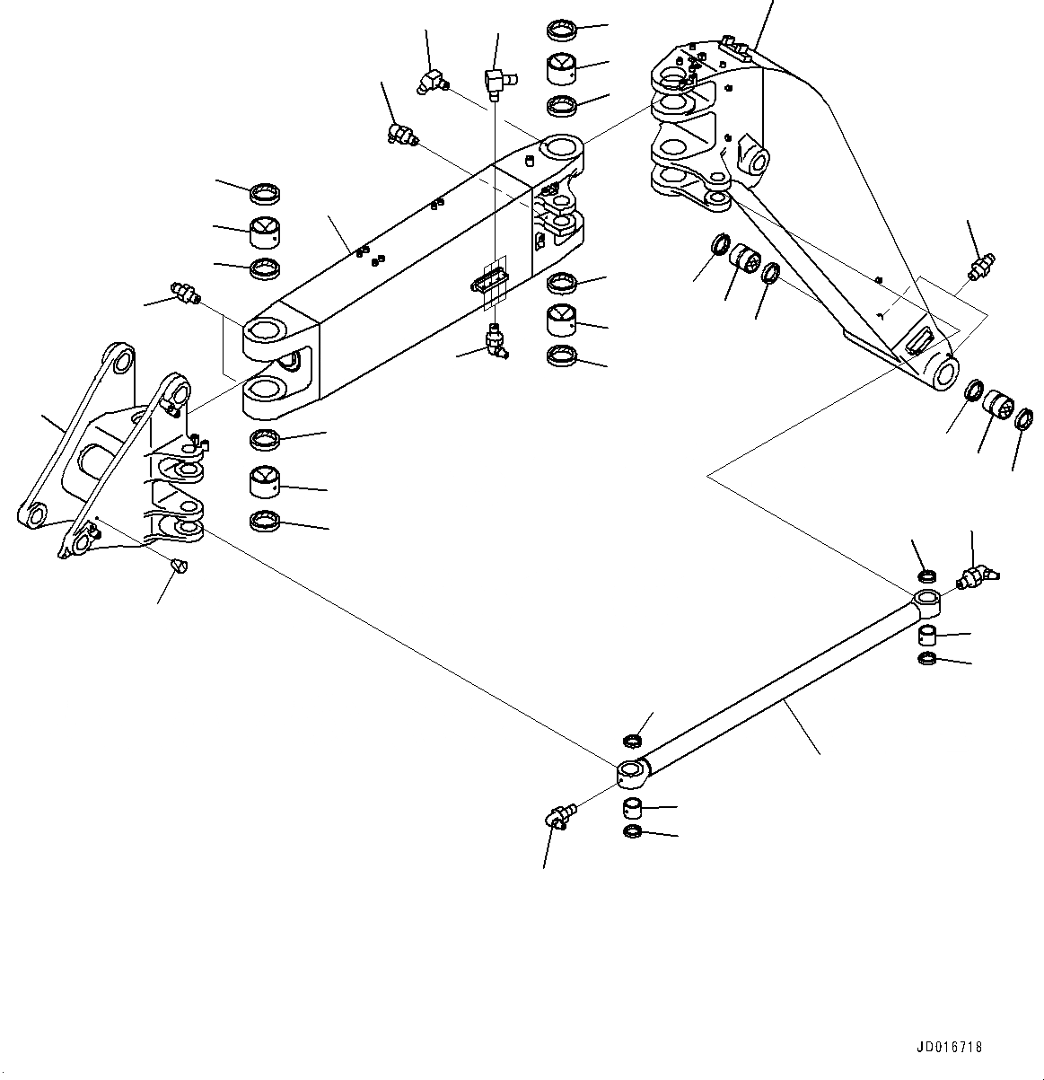 Схема запчастей Komatsu PC138US-8 - СТРЕЛА, СТРЕЛА И КОРПУС (№-) СТРЕЛА, С -ДОПОЛН. АКТУАТОР ТРУБЫ, С ДВОЙН. OFFSET СТРЕЛА, СТУПЕНИ