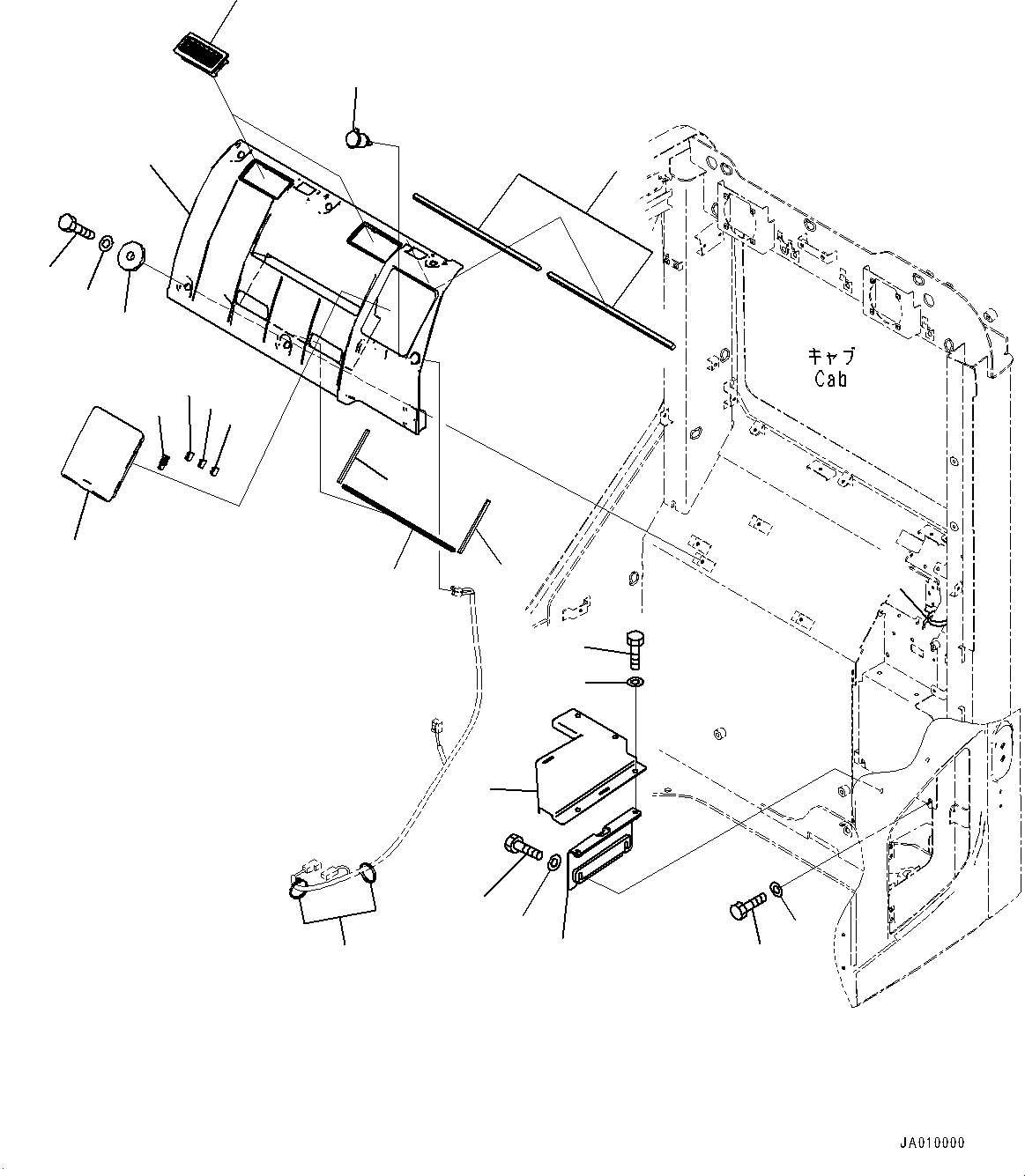 Схема запчастей Komatsu PC138US-8 - СИДЕНЬЕ ОПЕРАТОРА ЗАДН. КРЫШКА (№-) СИДЕНЬЕ ОПЕРАТОРА ЗАДН. КРЫШКА, С VOLT POWER ВЫПУСКН.