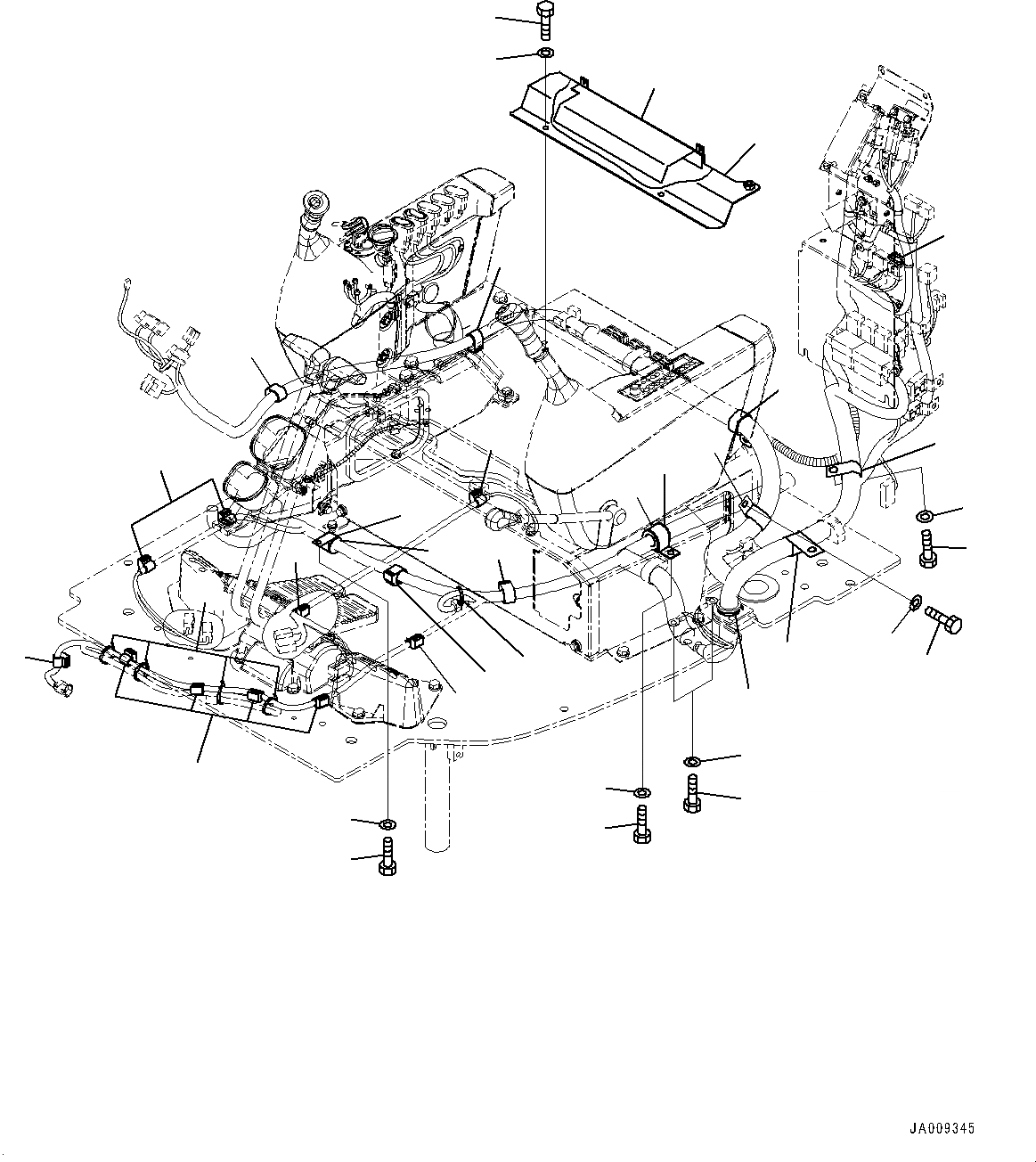 Схема запчастей Komatsu PC138US-8 - ОСНОВН. КОНСТРУКЦИЯ, ПРОВОДКА КРЕПЛЕНИЕ (№-) ОСНОВН. КОНСТРУКЦИЯ, С ДВОЙН. OFFSET СТРЕЛА, СТУПЕНИ, С -ДОПОЛН. АКТУАТОР ТРУБЫ, С ОТВАЛ