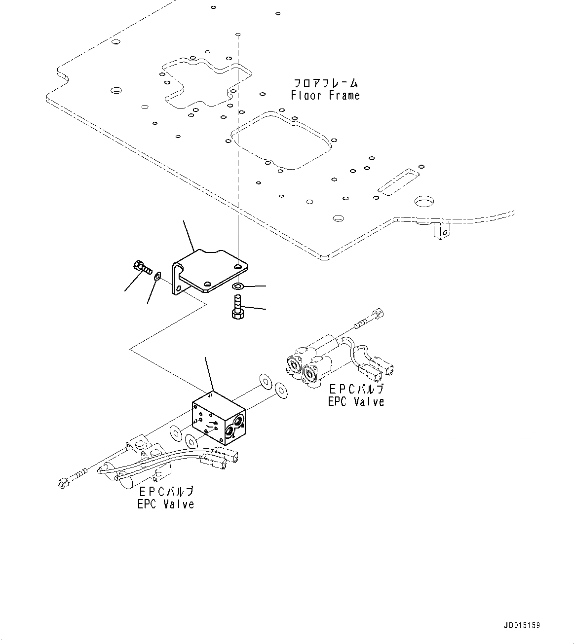 Схема запчастей Komatsu PC138US-8 - ОСНОВН. КОНСТРУКЦИЯ, КЛАПАН EPC - ПОВОРОТНОЕ СОЕДИНЕНИЕ (/) (№-) ОСНОВН. КОНСТРУКЦИЯ, С ДВОЙН. OFFSET СТРЕЛА, СТУПЕНИ, С -ДОПОЛН. АКТУАТОР ТРУБЫ, С ОТВАЛ