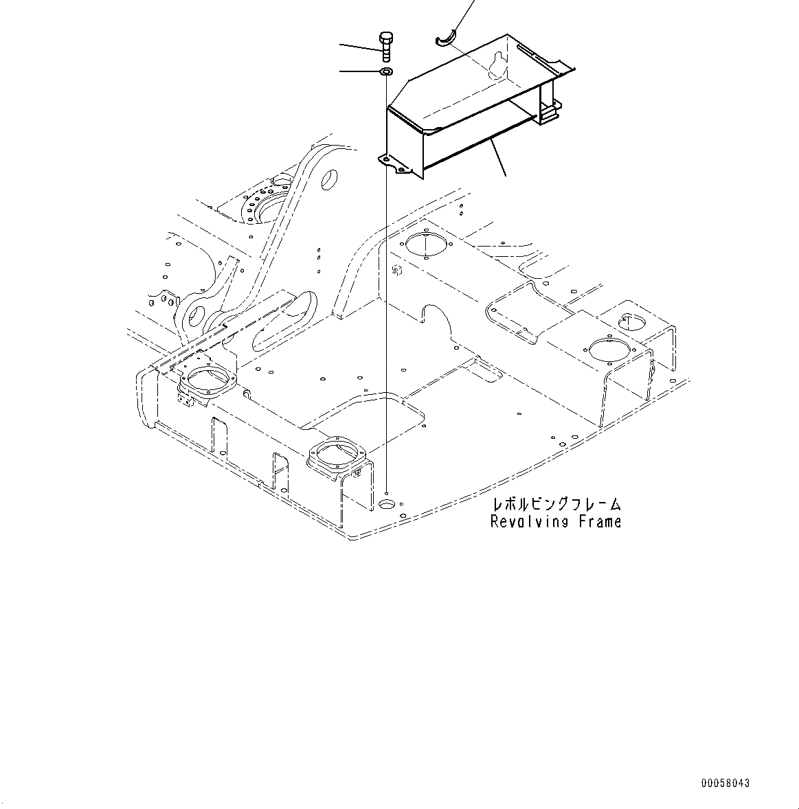 Схема запчастей Komatsu PC138US-8 -  КОРПУС (№-)  КОРПУС