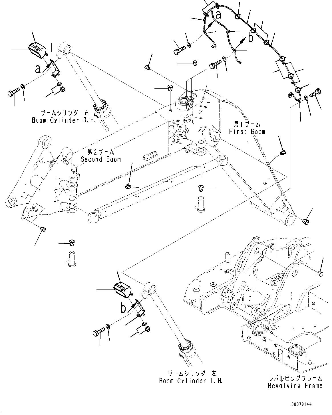 Схема запчастей Komatsu PC138US-8 - СТРЕЛА, ЛАМПА РАБОЧ. ОСВЕЩЕНИЯ (№-) СТРЕЛА, С KUK OFFSET СТРЕЛА