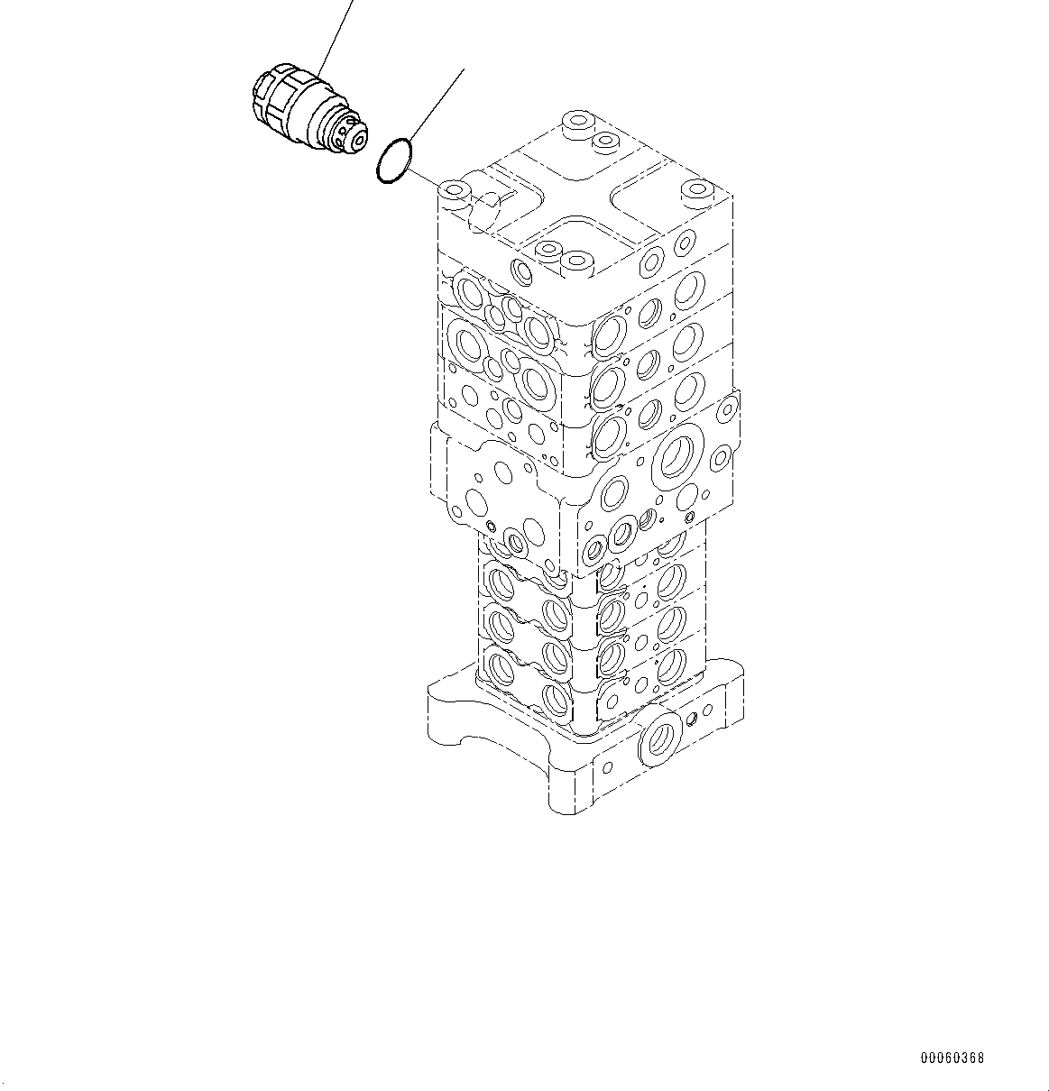 Схема запчастей Komatsu PC138USLC-8 - УПРАВЛЯЮЩ. КЛАПАН, ВНУТР. ЧАСТИ (/) (№-) УПРАВЛЯЮЩ. КЛАПАН, С ОТВАЛ, БЕЗ -ДОПОЛН. АКТУАТОР ТРУБЫ, АККУМУЛЯТОР