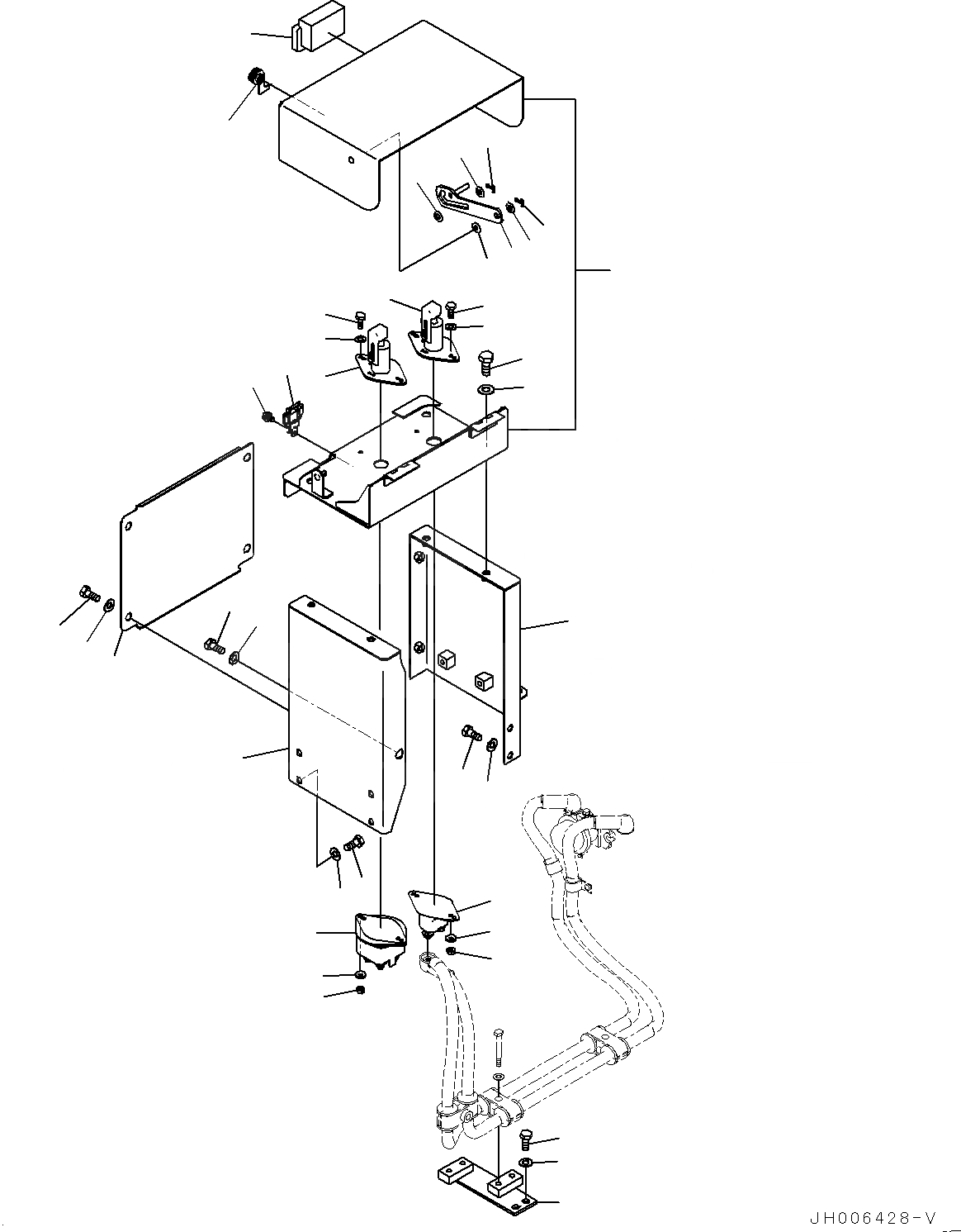 Схема запчастей Komatsu PC2000-8 - ЭЛЕКТРИКА, КАБИНА, ISOLATOR (№-) ЭЛЕКТРИКА, ВЫС. INTENSITY DISПОДАЧА(HID) ОСВЕЩЕНИЕ, ЛЕСТНИЦА, С ИЗОЛЯТОР АККУМУЛЯТОРОВ, JUMP START RECEPTACLE