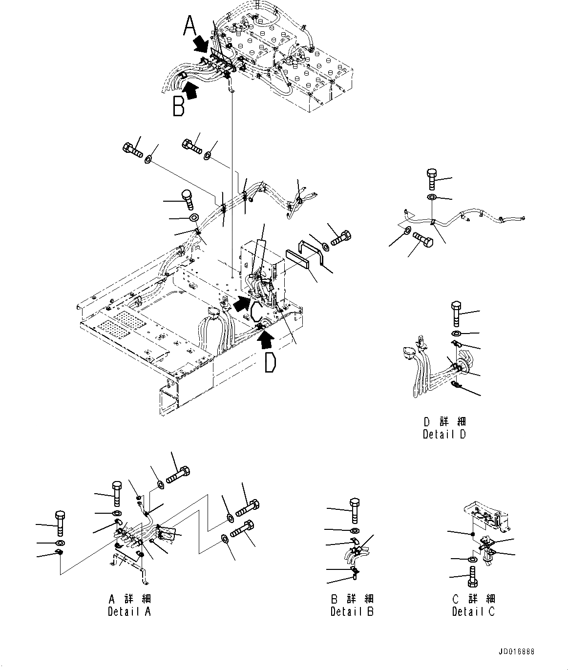 Схема запчастей Komatsu PC2000-8 - ЭЛЕКТРИКА, КАБИНА, ISOLATOR КАБЕЛЬ (/) (№9-) ЭЛЕКТРИКА, ДЛЯ ПОГРУЗ., ЛЕСТНИЦА, С ИЗОЛЯТОР АККУМУЛЯТОРОВ