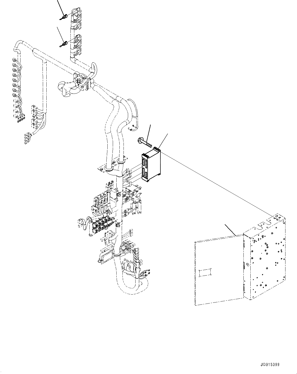 Схема запчастей Komatsu PC2000-8 - ЭЛЕКТРИЧ. КОНТРОЛЛЕР (№9-) ЭЛЕКТРИЧ. КОНТРОЛЛЕР, С VHMS (VHMS), ДЛЯ ПОГРУЗ., HOT AREA ARRANGEMENT (+DEG C)