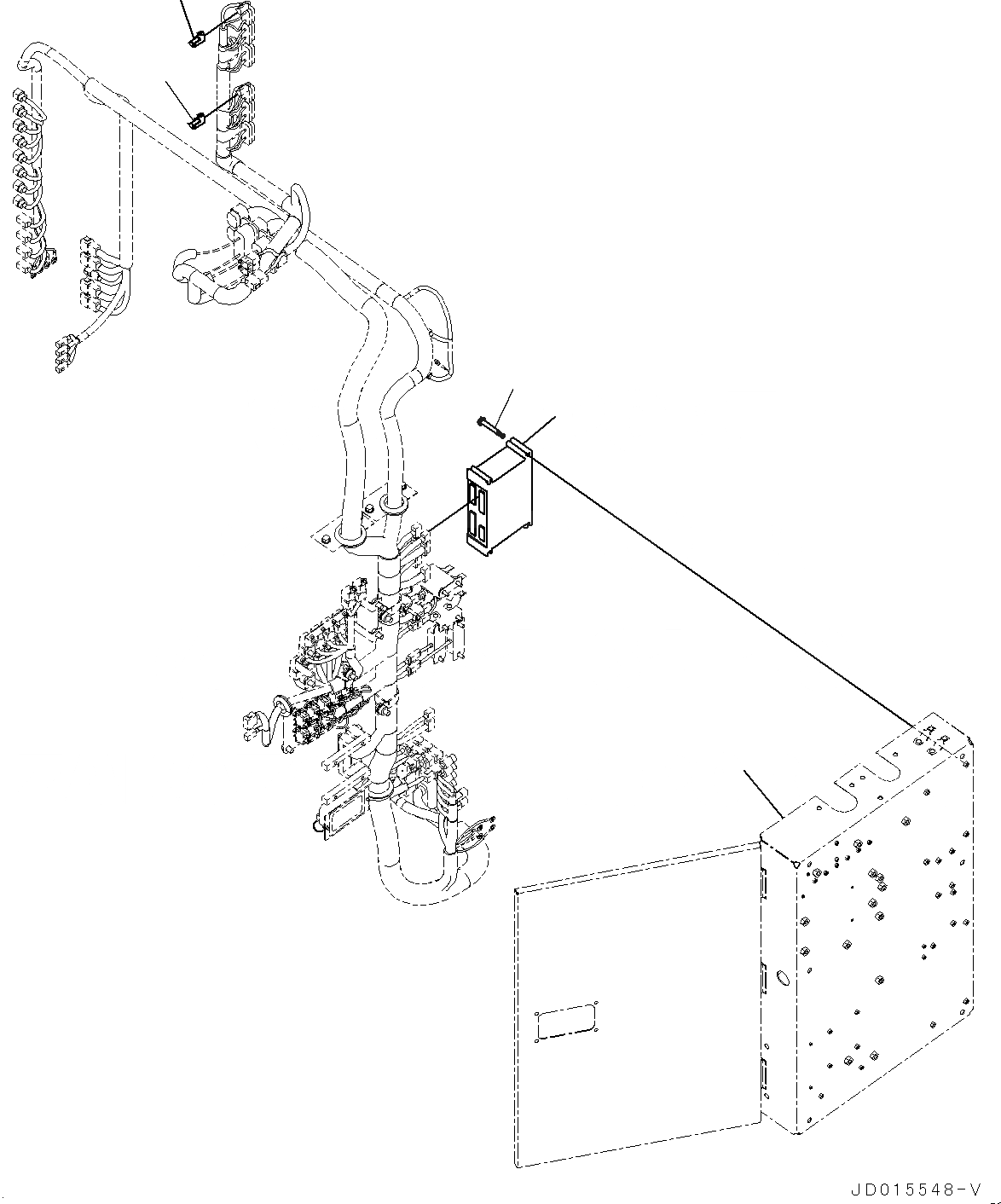 Схема запчастей Komatsu PC2000-8 - ЭЛЕКТРИЧ. КОНТРОЛЛЕР (№9-) ЭЛЕКТРИЧ. КОНТРОЛЛЕР, С VHMS (VHMS), HOT AREA ARRANGEMENT (+DEG C)