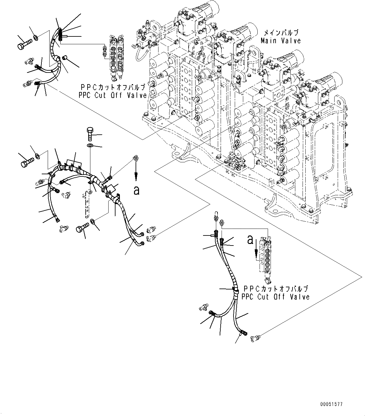 Схема запчастей Komatsu PC2000-8 - ПРОПОРЦИОНАЛЬН. PRESSURE УПРАВЛ-Е (PPC) ОСНОВН. ТРУБЫ, ШЛАНГИ (/8) (№9-) ПРОПОРЦИОНАЛЬН. PRESSURE УПРАВЛ-Е (PPC) ОСНОВН. ТРУБЫ, БЕЗ ПРЯМАЯ ЛОПАТА, НИЖН. РАЗГРУЗКА ТИП