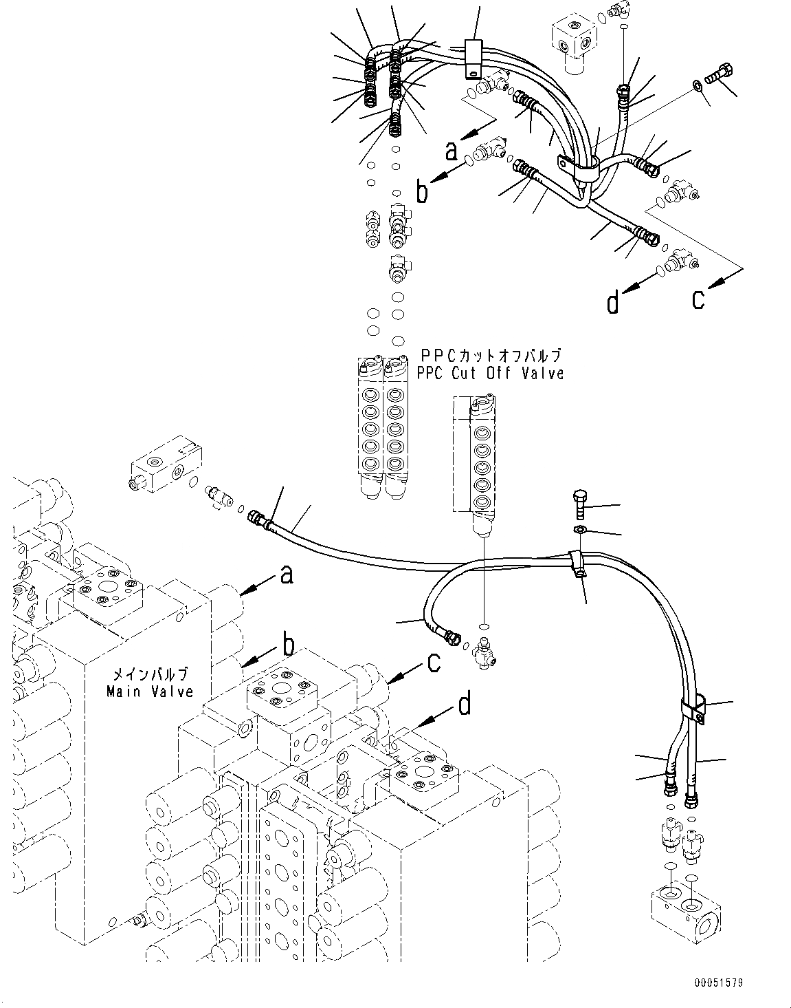 Схема запчастей Komatsu PC2000-8 - ПРОПОРЦИОНАЛЬН. PRESSURE УПРАВЛ-Е (PPC) ОСНОВН. ТРУБЫ, ШЛАНГИ (/7) (№9-) ПРОПОРЦИОНАЛЬН. PRESSURE УПРАВЛ-Е (PPC) ОСНОВН. ТРУБЫ, С ПРЯМАЯ ЛОПАТА, НИЖН. РАЗГРУЗКА ТИП