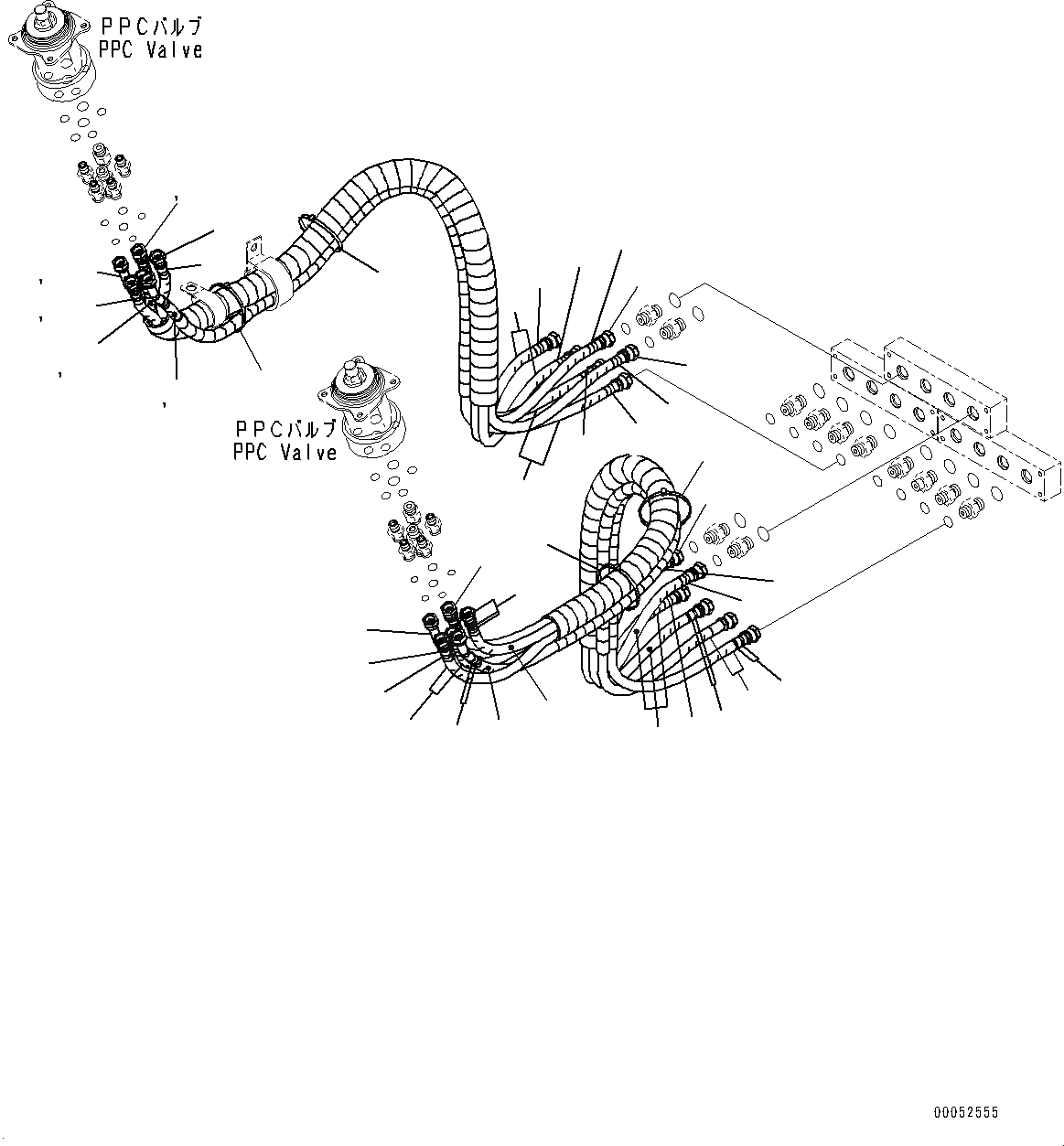 Схема запчастей Komatsu PC2000-8 - КАБИНА, ШЛАНГИ (№9-) КАБИНА, ДЛЯ СЕВ. АМЕРИКИ MERCURY REGULATION