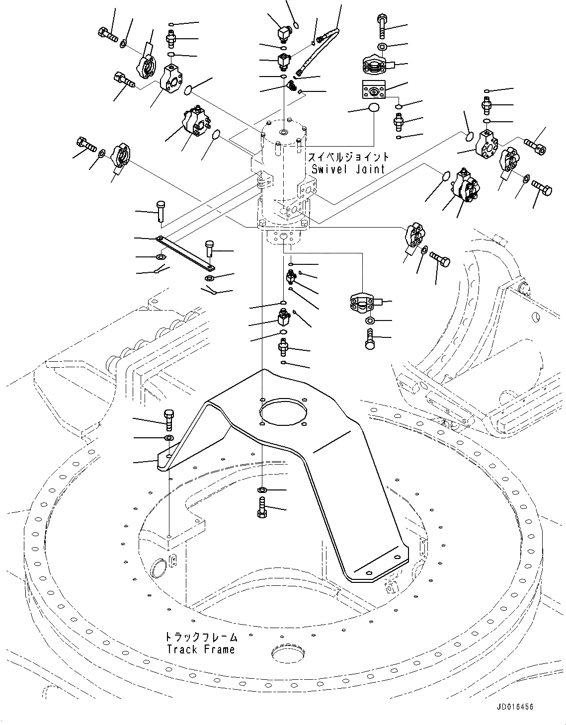 Схема запчастей Komatsu PC2000-8 - ПОВОРОТНОЕ СОЕДИНЕНИЕ, КОМПОНЕНТЫ (№9-97) ПОВОРОТНОЕ СОЕДИНЕНИЕ