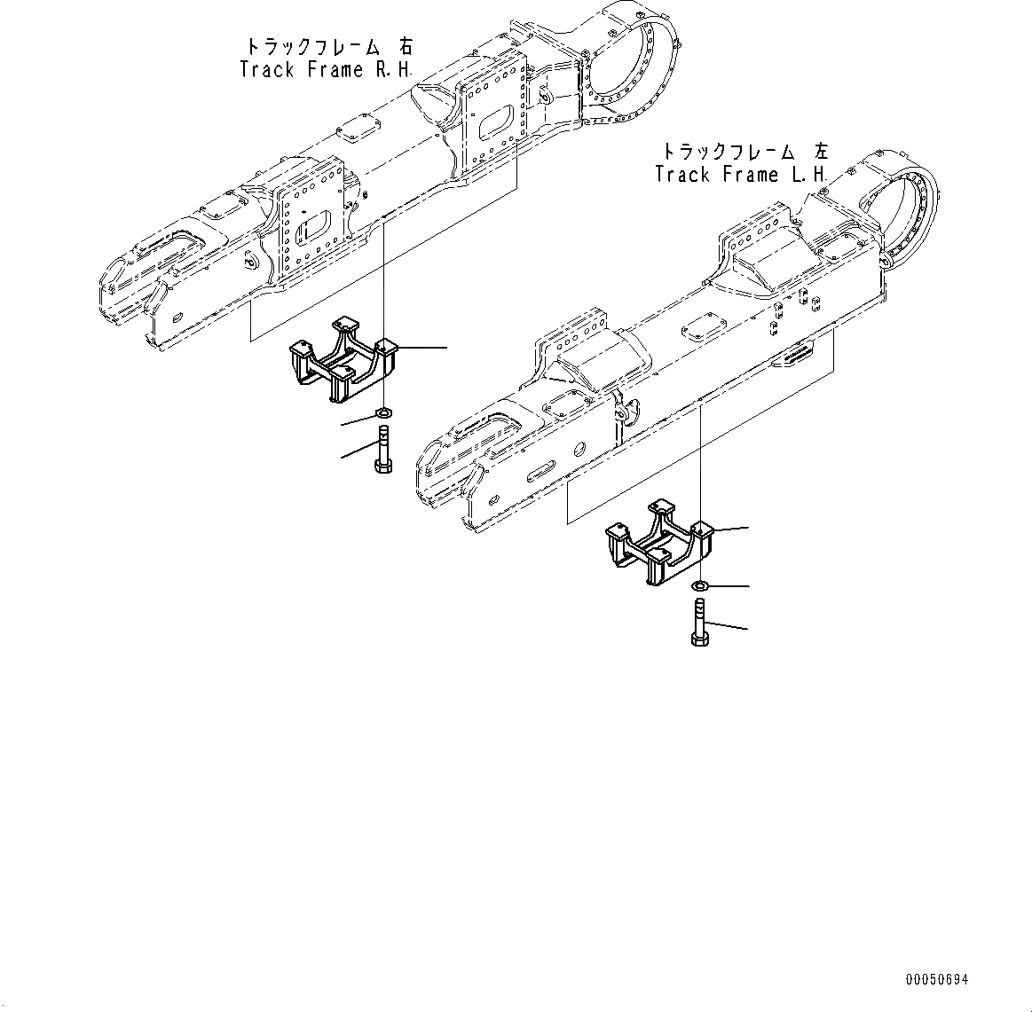 Схема запчастей Komatsu PC2000-8 - ЗАЩИТА ОПОРНЫХ КАТКОВ (№9-) ЗАЩИТА ОПОРНЫХ КАТКОВ