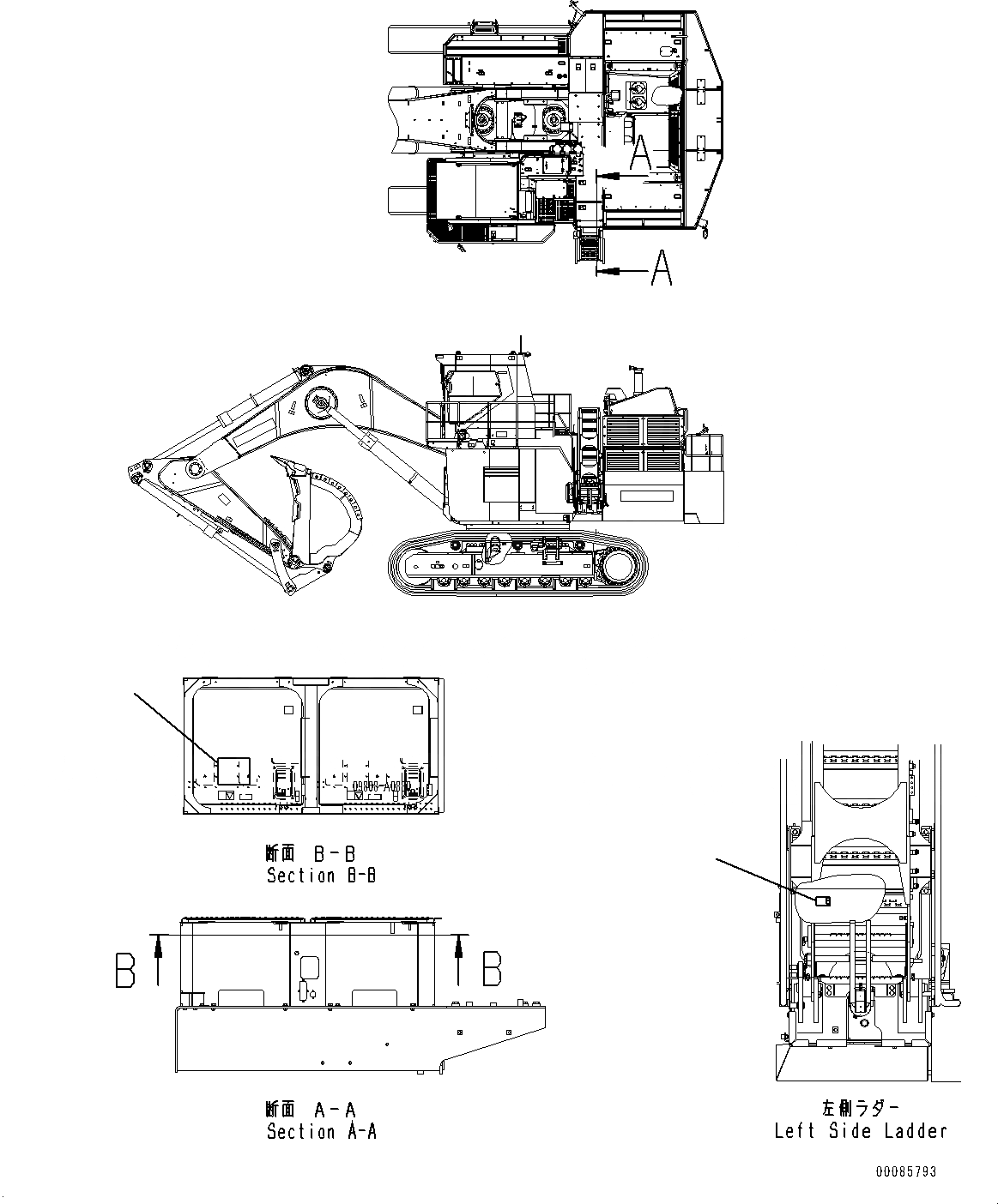 Схема запчастей Komatsu PC2000-8 - ПРЕДУПРЕЖДАЮЩ. МАРКИРОВКА, HOW - USE JUMP START (№9-) ПРЕДУПРЕЖДАЮЩ. МАРКИРОВКА, АНГЛ., SERVICE ЦЕНТР., СМАЗ. ОТСЕКАЮЩ. КЛАПАН, ИЗОЛЯТОР АККУМУЛЯТОРОВ, JUMP START RECEPTACLE, ДОПОЛН. ЭКСТРЕНН. SWI