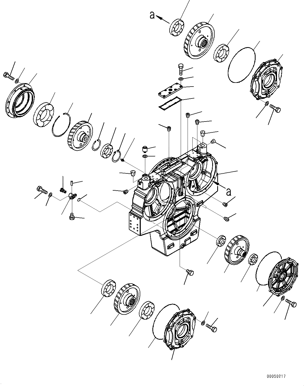 Схема запчастей Komatsu PC2000-8 - POWER TAKEOFF, PTO(МЕХ-М ОТБОРА МОЩНОСТИ) ASSEMBLY (№9-) POWER TAKEOFF, БЕЗ SERVICE ЦЕНТР., СМАЗ. ОТСЕКАЮЩ. КЛАПАН