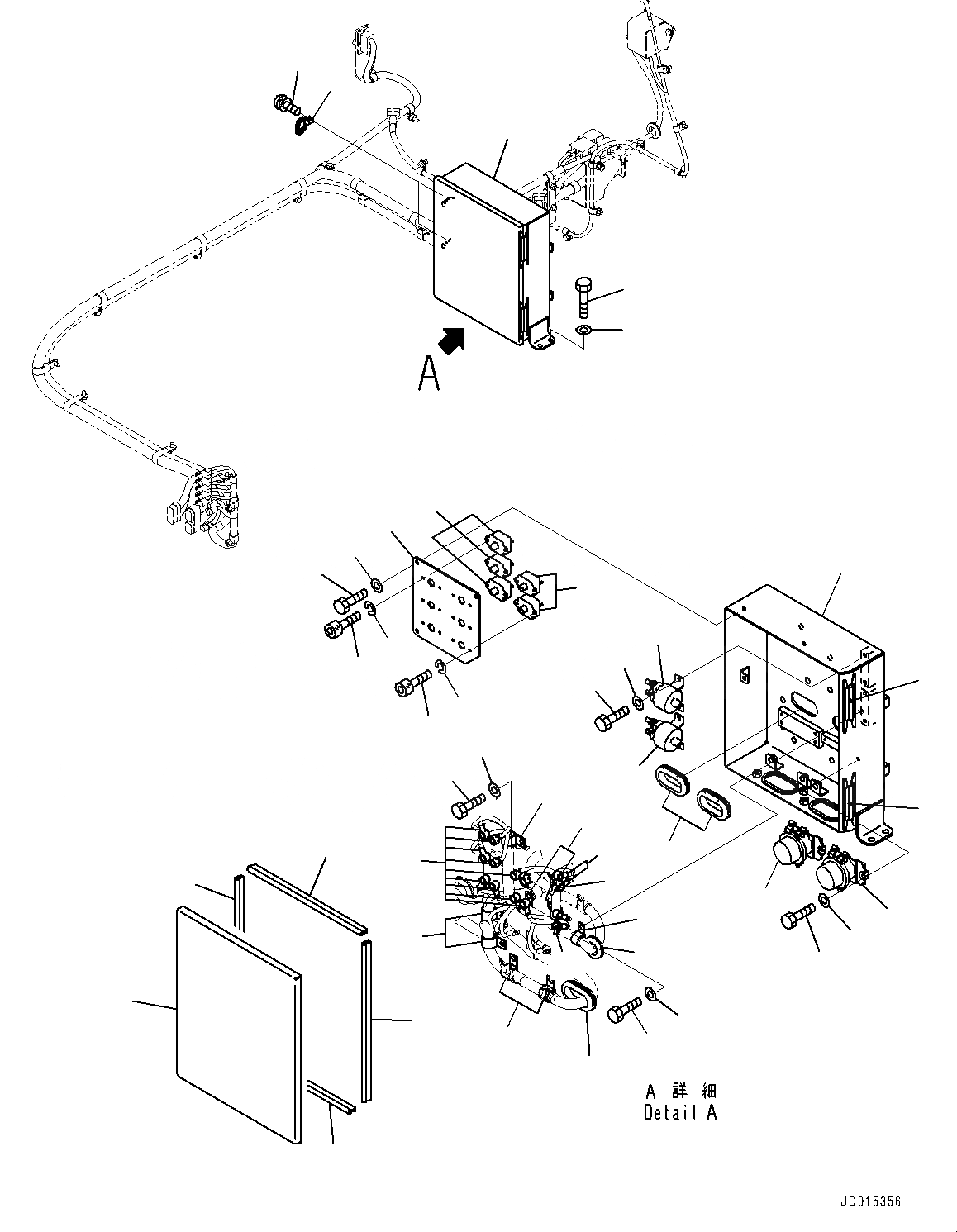 Схема запчастей Komatsu PC2000-8 - ЭЛЕКТРИКА, КАБИНА, КОРПУС (№9-) ЭЛЕКТРИКА, ДЛЯ ПОГРУЗ., ВЫС. INTENSITY DISПОДАЧА(HID) ОСВЕЩЕНИЕ, ЛЕСТНИЦА, С ИЗОЛЯТОР АККУМУЛЯТОРОВ