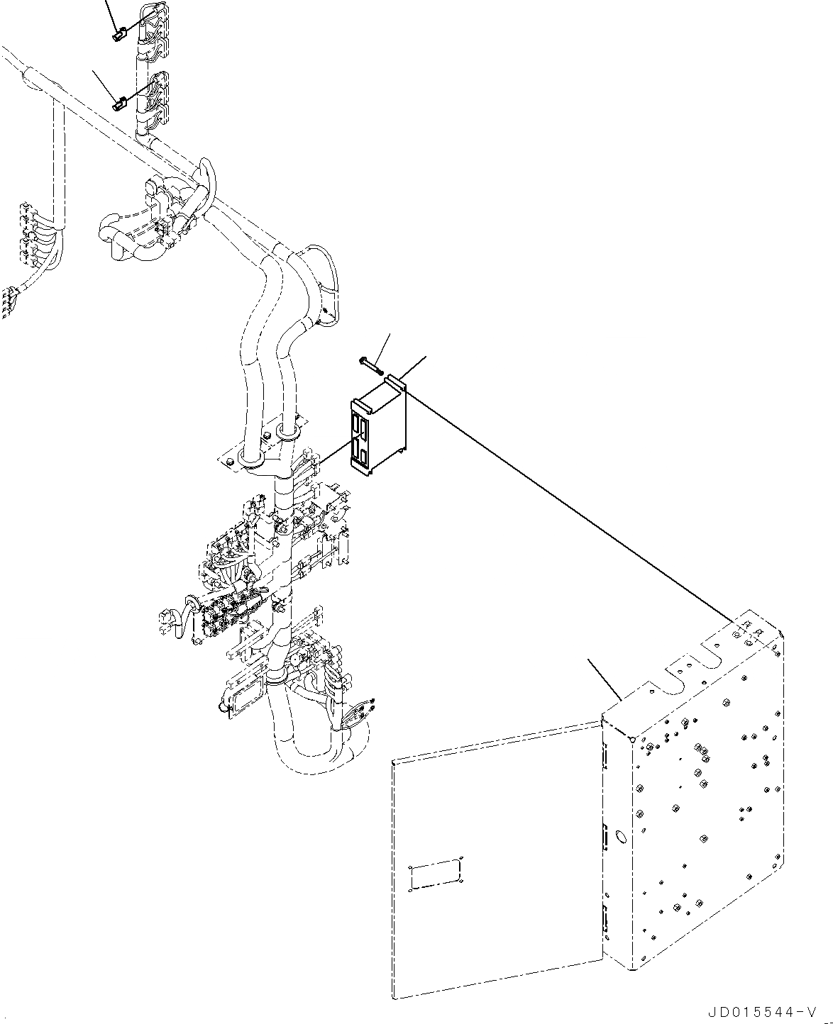 Схема запчастей Komatsu PC2000-8 - ЭЛЕКТРИЧ. КОНТРОЛЛЕР (№9-) ЭЛЕКТРИЧ. КОНТРОЛЛЕР, С VHMS (VHMS), ДЛЯ ПОГРУЗ.