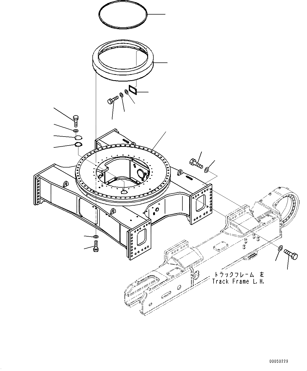 Схема запчастей Komatsu PC2000-8 - КРЫШКИ (№9-) КРЫШКИ