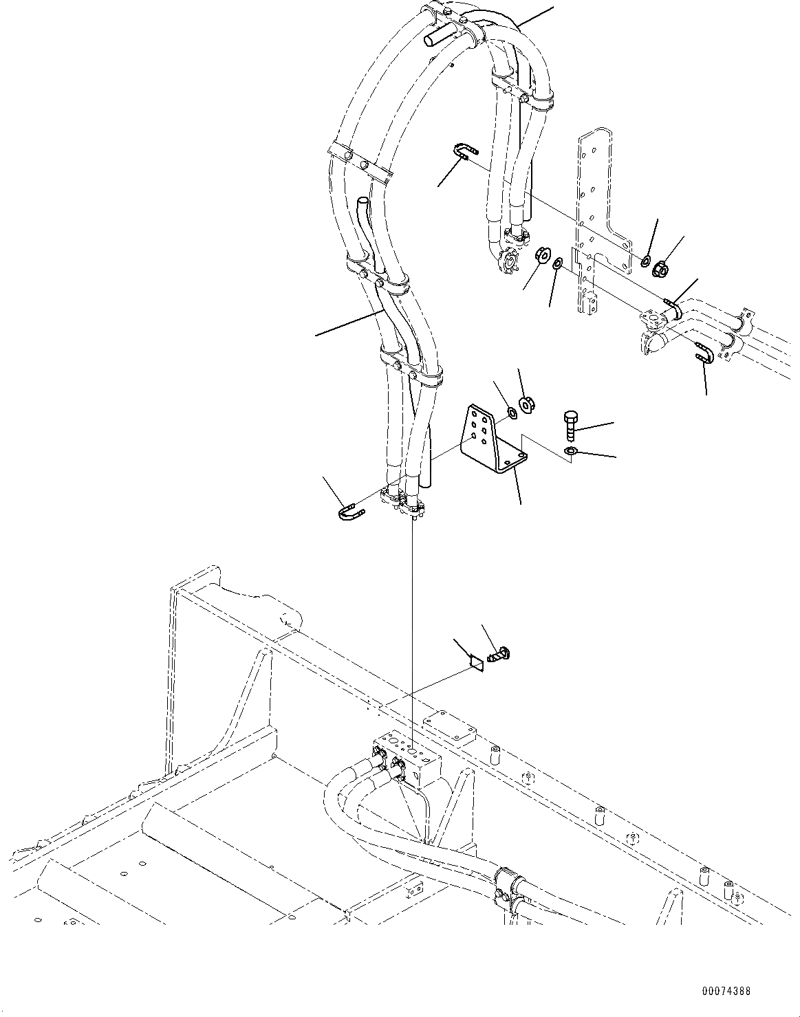 Схема запчастей Komatsu D85MS-15 - ROTOR, КОРПУС (/) (№-) ROTOR