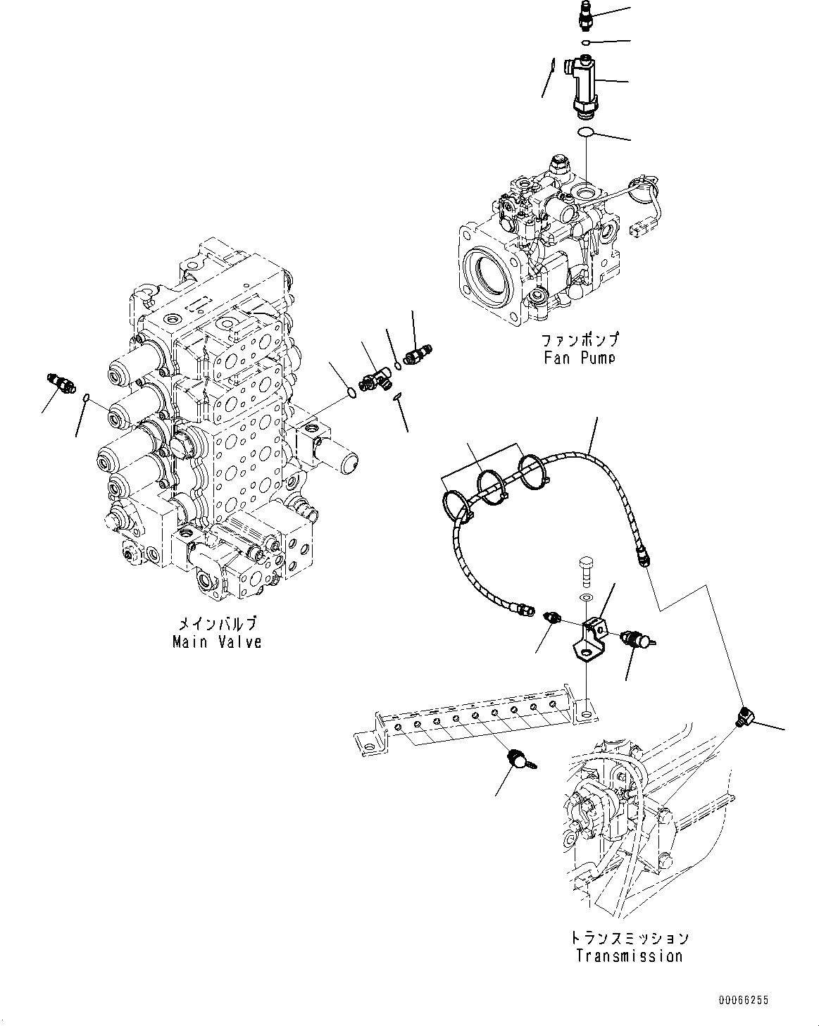 Схема запчастей Komatsu D85MS-15 - PM-CLINIC АКСЕССУАРЫ (№-) PM-CLINIC АКСЕССУАРЫ