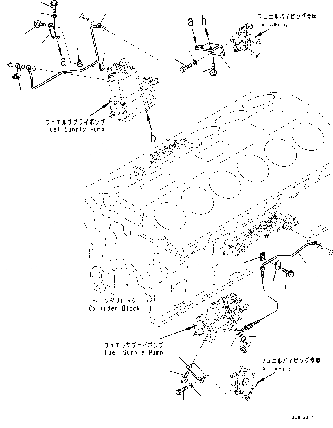 Схема запчастей Komatsu SAA12V140E-3C - ТОПЛИВН. НАСОС КОРПУС (№-) ТОПЛИВН. НАСОС КОРПУС, EXTREMELY BAD ТОПЛИВН. И ПЛОХ. ТОПЛИВО ARRANGEMENT СПЕЦ-Я. ВОДН.+DUST