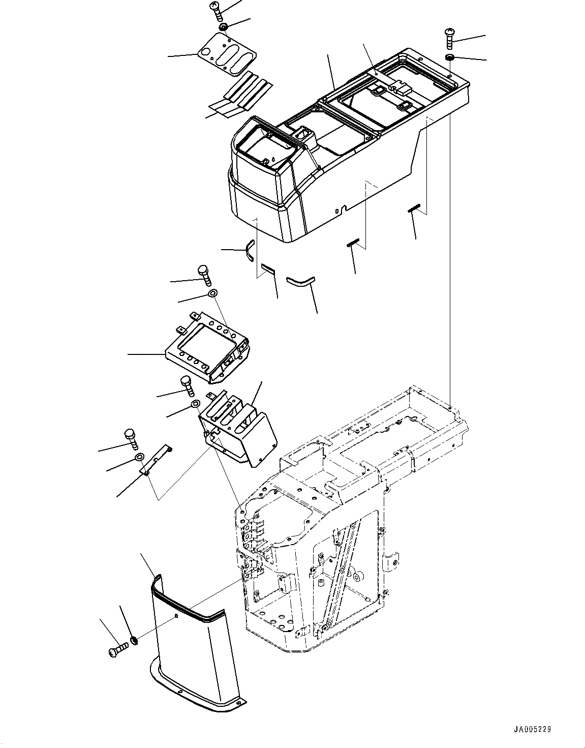 Схема запчастей Komatsu WA320PZ-6 - КОНСОЛЬ, КОНСОЛЬ COVER, ПРАВ. (№7-) КОНСОЛЬ, -РЫЧАГ, С СОЕДИНИТ. УСТР-ВО, С ПЕРЕД. РЕВЕРС ПЕРЕКЛЮЧАТЕЛЬ