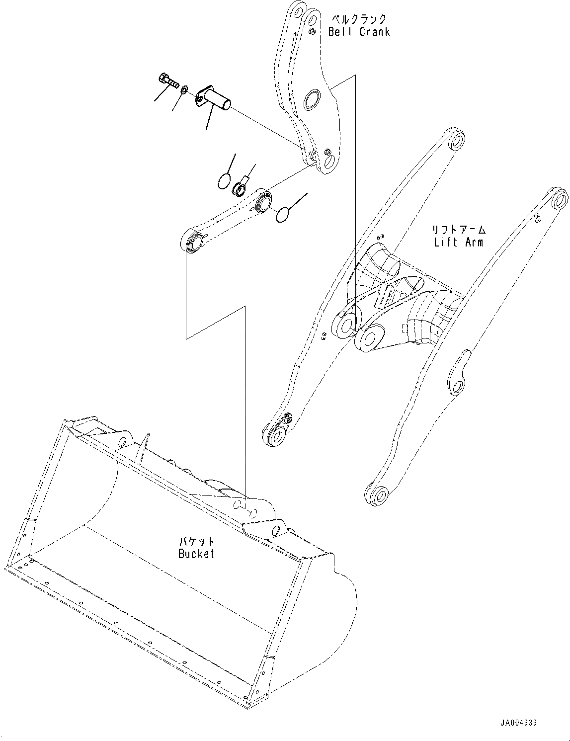 Схема запчастей Komatsu WA320PZ-6 - РУКОЯТЬ И BELL CRANK, ПАЛЕЦ (№798-) РУКОЯТЬ И BELL CRANK, ДЛЯ РУКОЯТЬ, 2-Х СЕКЦИОНН. УПРАВЛЯЮЩ. КЛАПАН, 3-Х СЕКЦИОНН. КОНТРОЛЬН. КЛАПАН