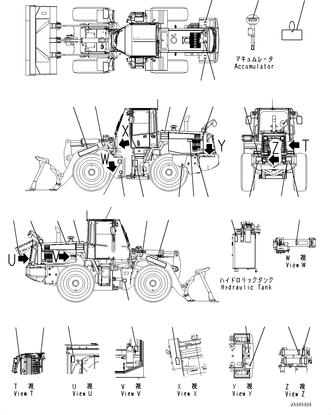 Схема запчастей Komatsu WA320PZ-6 - МАРКИРОВКА, ПЛАСТИНА (№7-7) МАРКИРОВКА, ДЛЯ АНГЛ., ЕС БЕЗОПАСН. REGULATION, ЕСКАНАТ СПЕЦ-ЯIFICATION