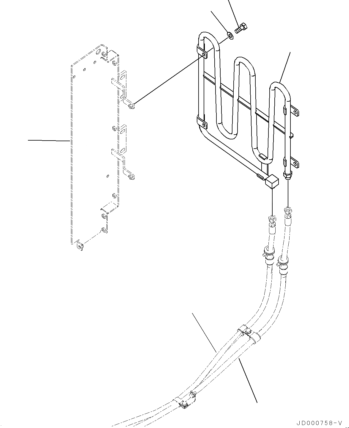 Схема запчастей Komatsu WA320PZ-6 - РАДИАТОР, С КОНДИЦИОНЕРОМ, ДЛЯ LATCH ТИП, МАСЛООХЛАДИТЕЛЬ (№7-) РАДИАТОР, С КОНДИЦИОНЕРОМ, ДЛЯ LATCH ТИП