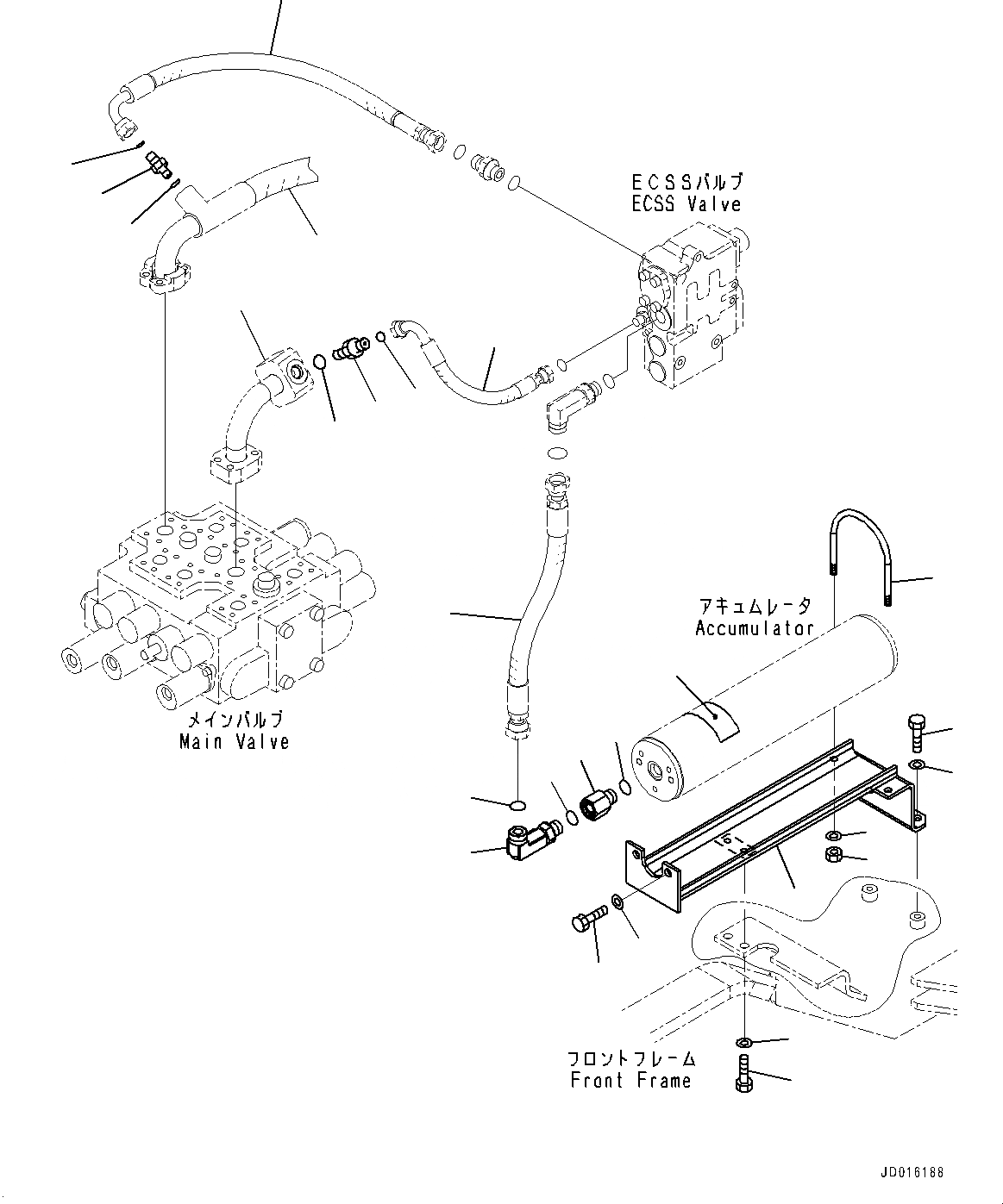 Схема запчастей Komatsu WA320PZ-6 - ГИДРОЛИНИЯ, 2-Х СЕКЦИОНН. КЛАПАН ARRANGEMENT, С ЭКСТРЕНН. УПРАВЛ., С ПОГРУЗ. METER, АККУМУЛЯТОР КРЕПЛЕНИЕ (№7-) ГИДРОЛИНИЯ, 2-Х СЕКЦИОНН. КЛАПАН ARRANGEMENT, С ЭКСТРЕНН. УПРАВЛ., С ПОГРУЗ. METER