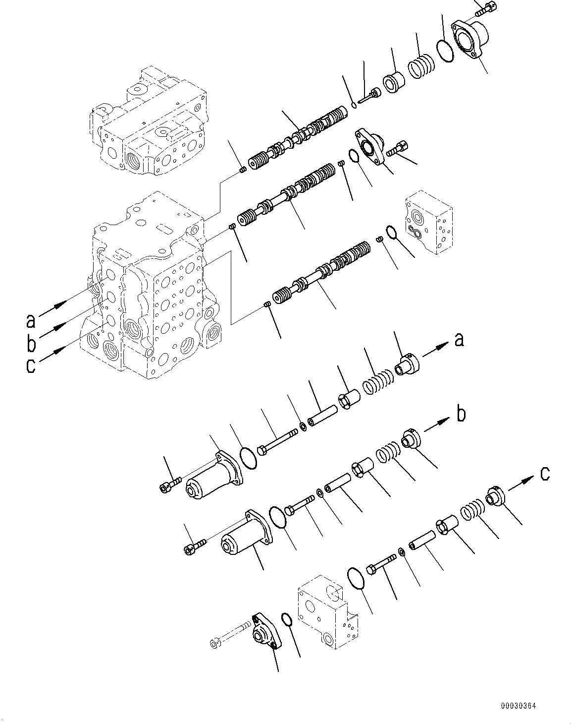 Схема запчастей Komatsu D85PX-15E0 - КРЫЛО, УПРАВЛЯЮЩ. КЛАПАН (/9) (№9-) КРЫЛО, С ВЫСОК. ЕМК. АККУМУЛЯТОР, ДЛЯ МНОГОСТОЕЧН. РЫХЛИТ.