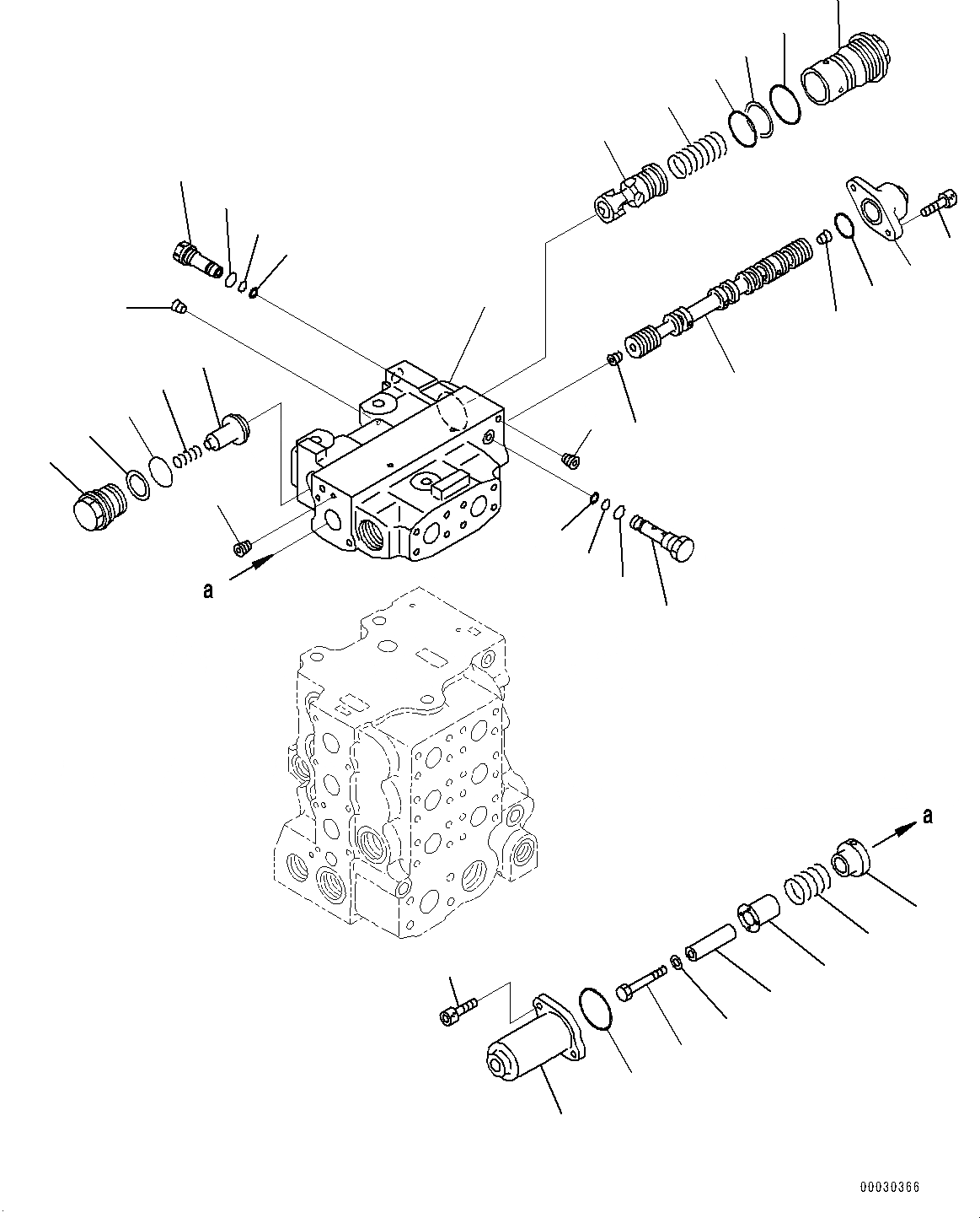 Схема запчастей Komatsu D85PX-15E0 - КРЫЛО, УПРАВЛЯЮЩ. КЛАПАН (7/9) (№9-) КРЫЛО, С ВЫСОК. ЕМК. АККУМУЛЯТОР, ДЛЯ МНОГОСТОЕЧН. РЫХЛИТ., С КАБИНОЙ