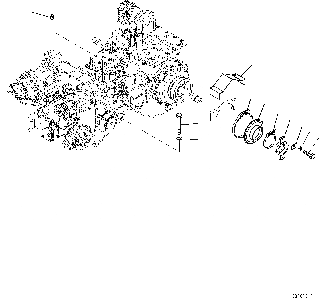 Схема запчастей Komatsu D85PX-15E0 - СИЛОВАЯ ПЕРЕДАЧА КРЕПЛЕНИЕ (№9-) СИЛОВАЯ ПЕРЕДАЧА КРЕПЛЕНИЕ