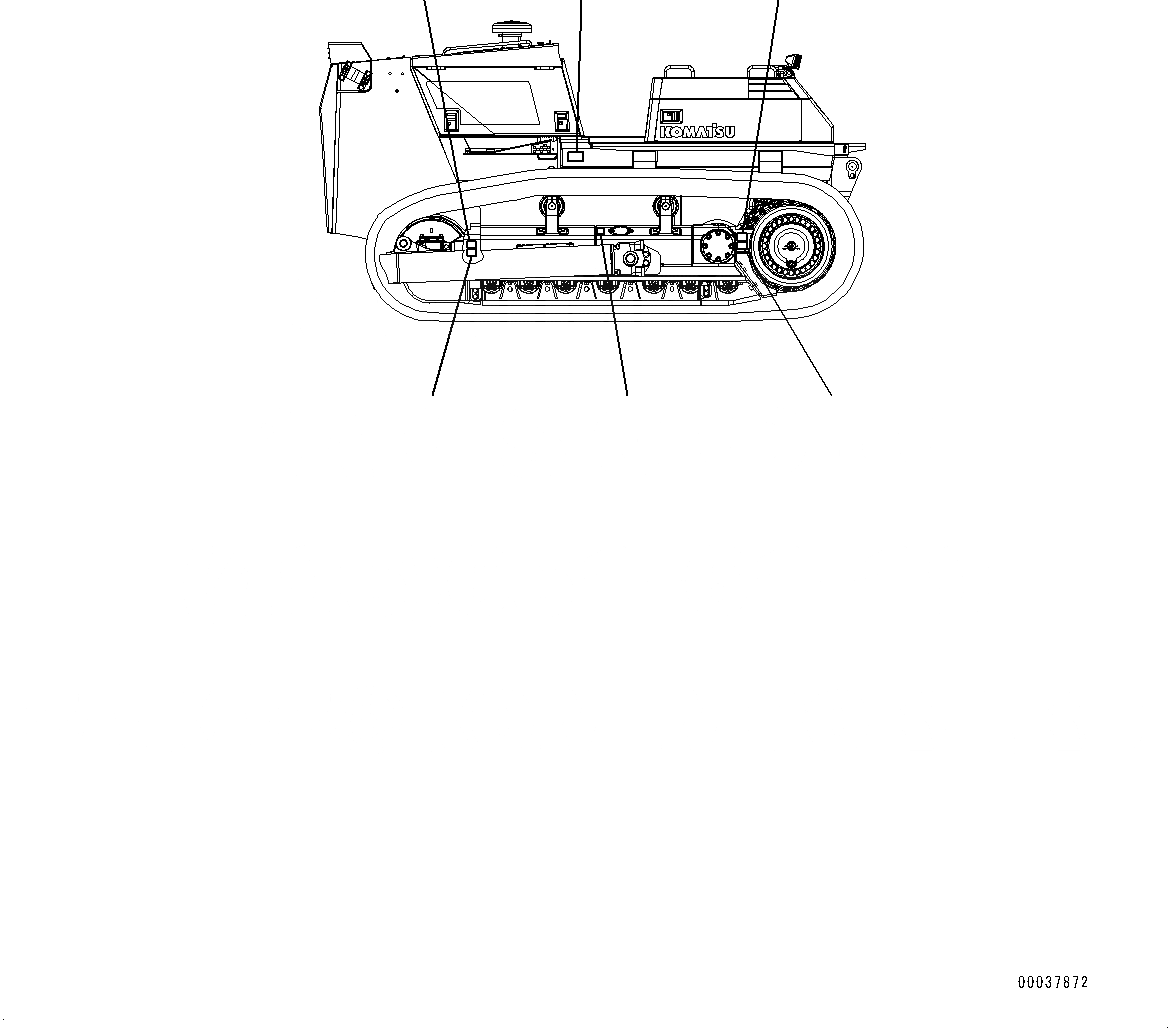 Схема запчастей Komatsu D85PX-15E0 - BALANCING MARK (№9-) BALANCING MARK