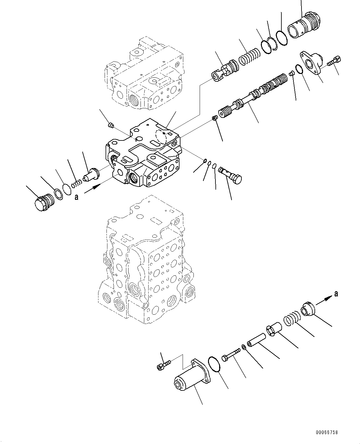 Схема запчастей Komatsu D85EX-15E0 - КРЫЛО, УПРАВЛЯЮЩ. КЛАПАН (8/) (№9-) КРЫЛО, С ВЫСОК. ЕМК. АККУМУЛЯТОР, С РЕГУЛИР. МНОГОСТОЕЧН. РЫХЛИТ., С КАБИНОЙ