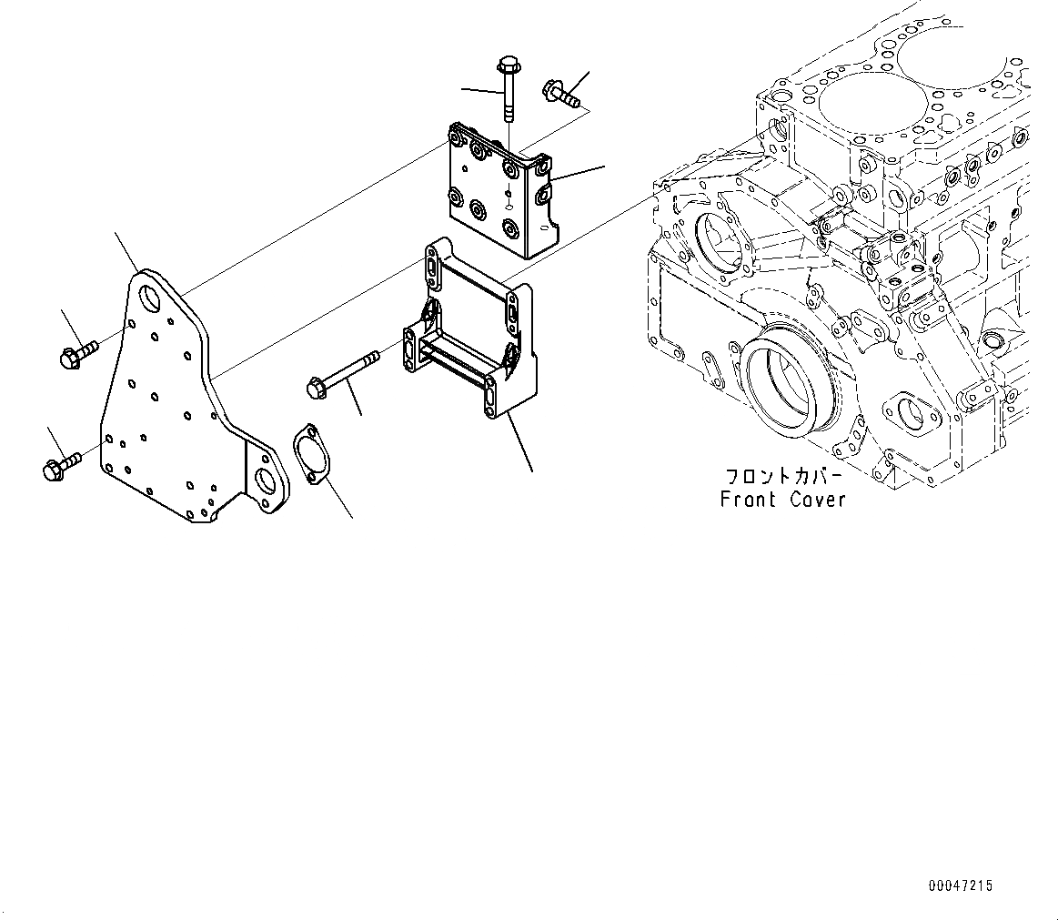 Схема запчастей Komatsu SAA6D125E-5C - ВЕНТИЛЯТОР ОХЛАЖДЕНИЯ ПРИВОД (№7-) ВЕНТИЛЯТОР ОХЛАЖДЕНИЯ ПРИВОД