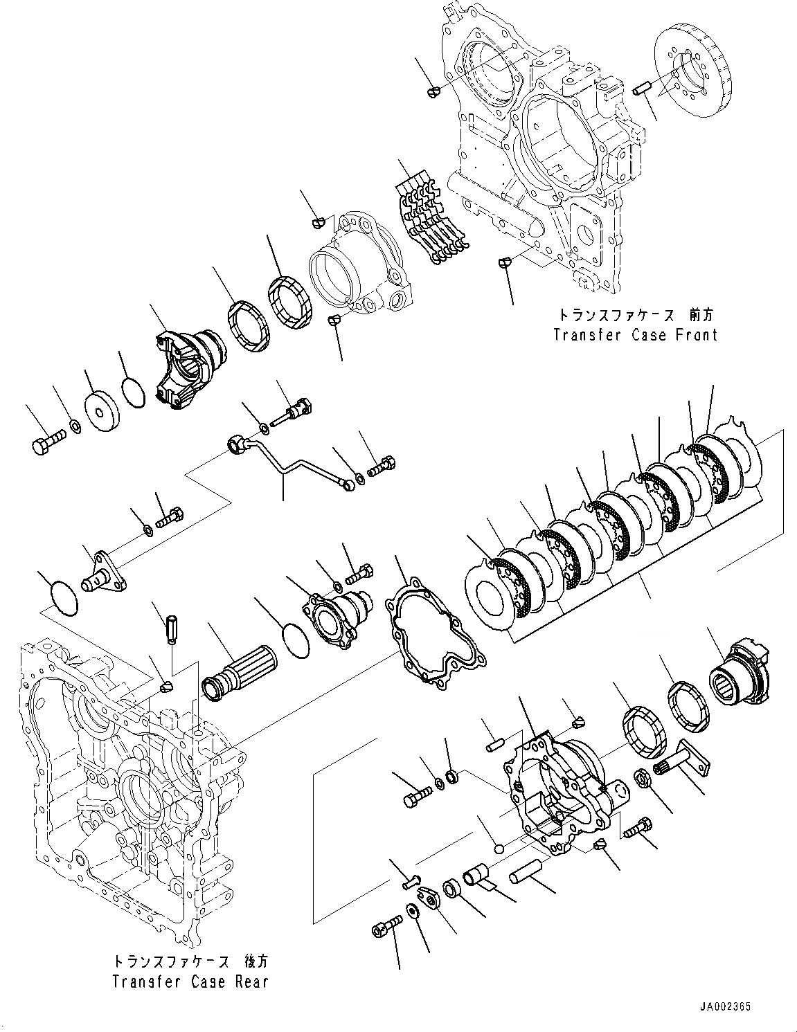 Схема запчастей Komatsu WA150PZ-6 - ПЕРЕДАЧА, СТОЯНОЧНЫЙ ТОРМОЗ МУФТА (№8-) ПЕРЕДАЧА, С ЭКСТРЕНН. УПРАВЛ., АВТОМАТИЧ. УПРАВЛ-Е ТИП