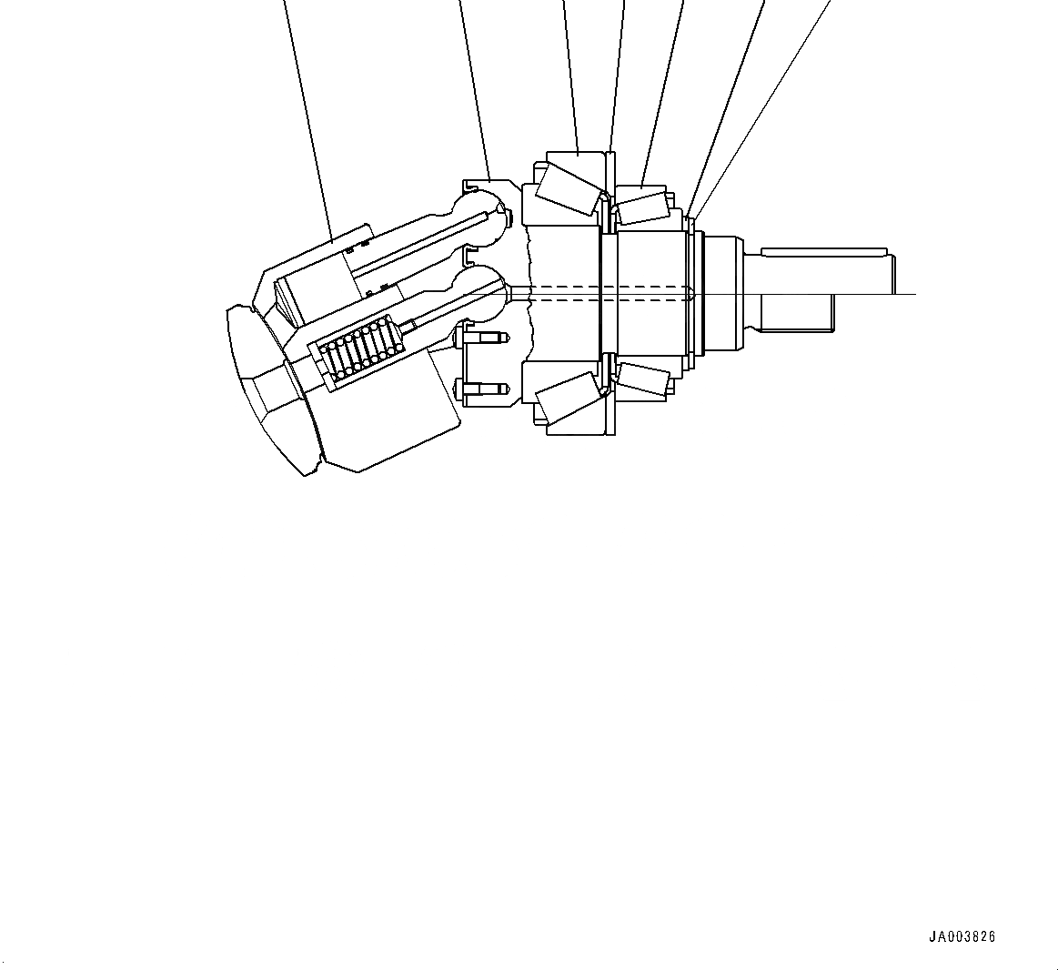 Схема запчастей Komatsu WA150PZ-6 - ПЕРЕДАЧА, HST МОТОР , ПОВОРОТН. ГРУППА (№8-) ПЕРЕДАЧА, С ЭКСТРЕНН. УПРАВЛ., АВТОМАТИЧ. УПРАВЛ-Е ТИП